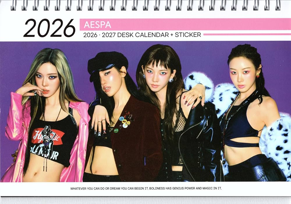 Amazon.co.jp: aespa エスパ グッズ 卓上 カレンダー (写真集