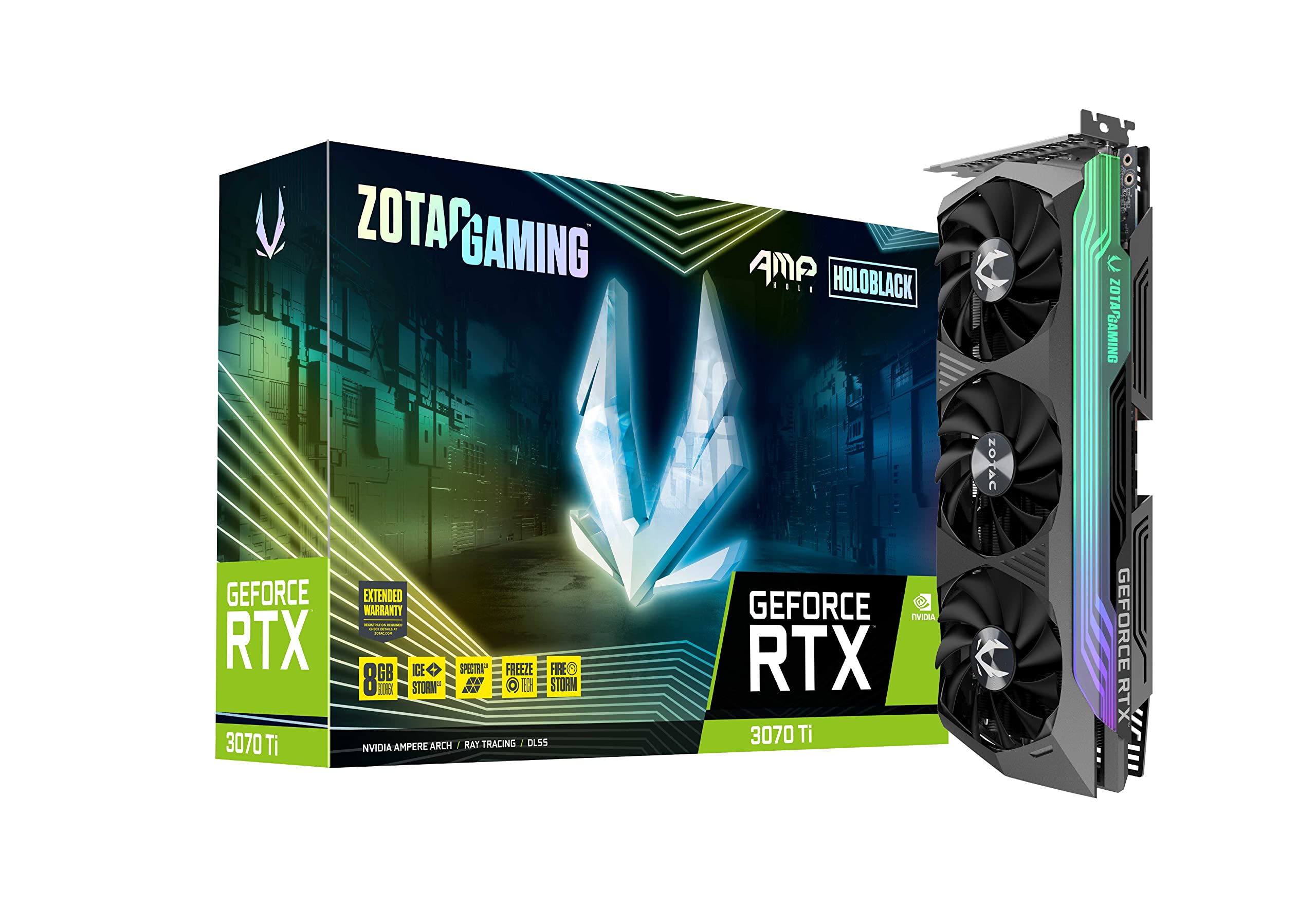 Amazon.com: ZOTAC Gaming GeForce RTX™ 3070 Ti AMP Holo 8GB GDDR6X