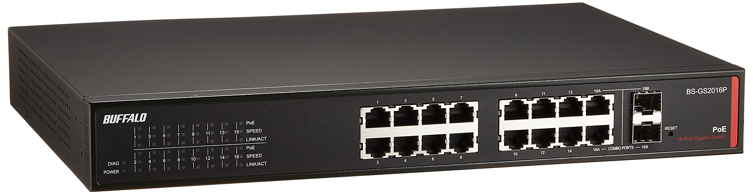 Amazon | BUFFALO レイヤー2 Giga PoE スマートスイッチ 16ポート BS
