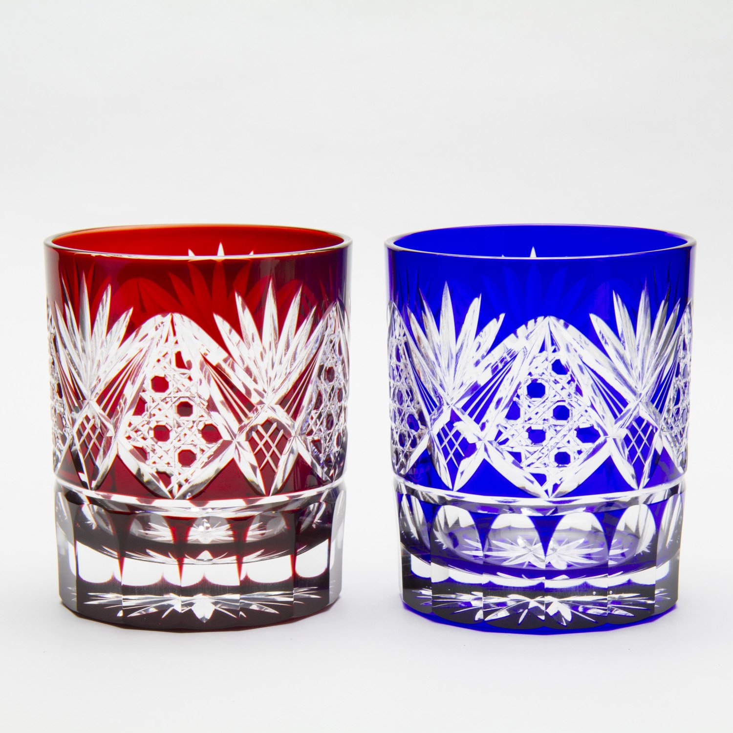 Amazon｜田島硝子正規代理店 八角籠目 菊底 オールドグラス ペア