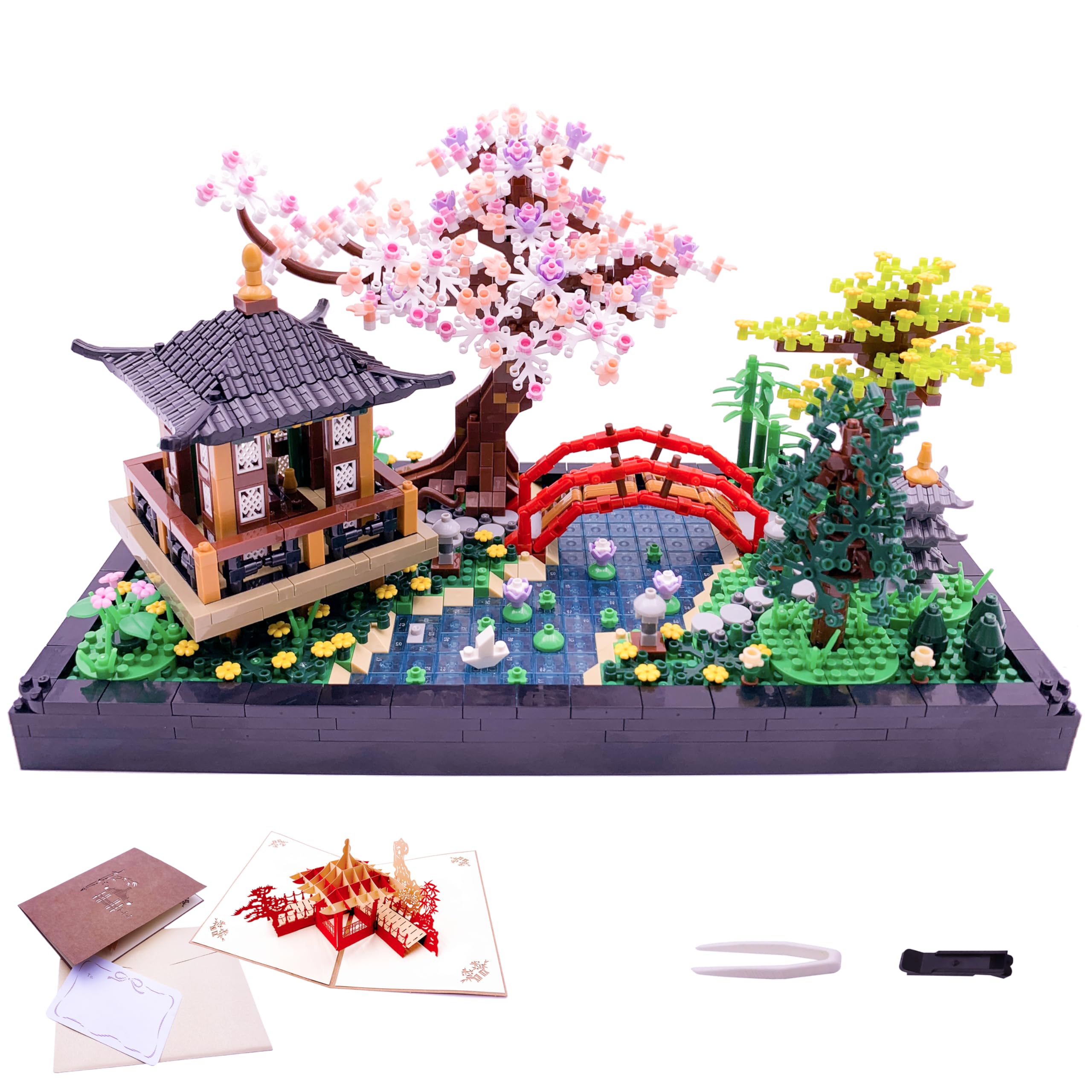 Amazon.com: Alizdd Micro Building Blocks Sets，Chinese Zen Garden