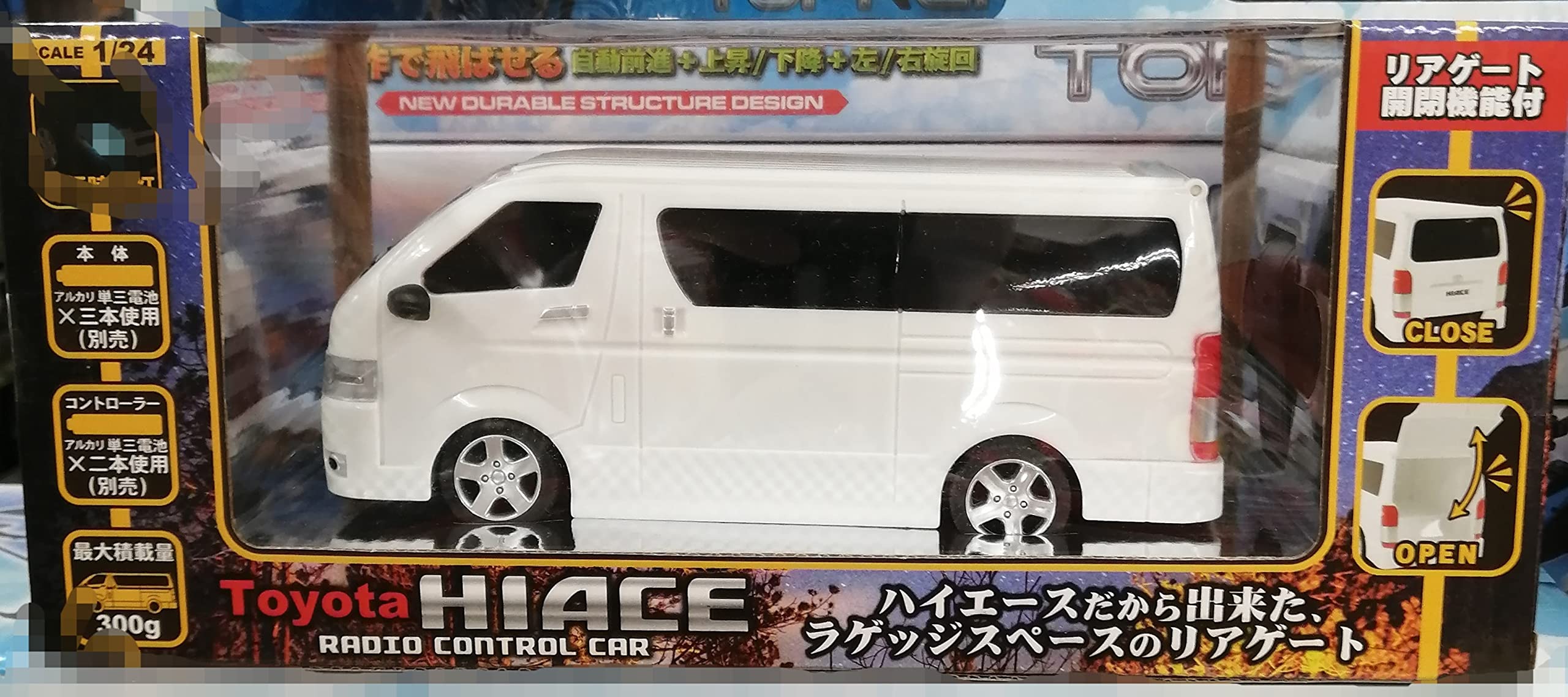 Amazon.co.jp: Toyota(トヨタ)承認済 HIACE(ハイエース) 1/24スケール