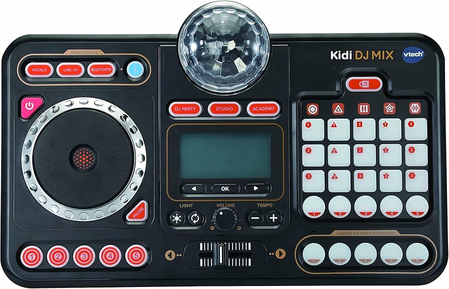 Amazon.com: VTech Kidi DJ Mix (Black), Toy DJ Mixer for Kids with