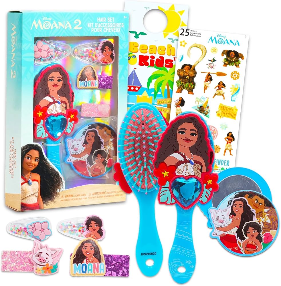 Amazon.com : Moana 2 Hair Accessories Set for Girls - Bundle with