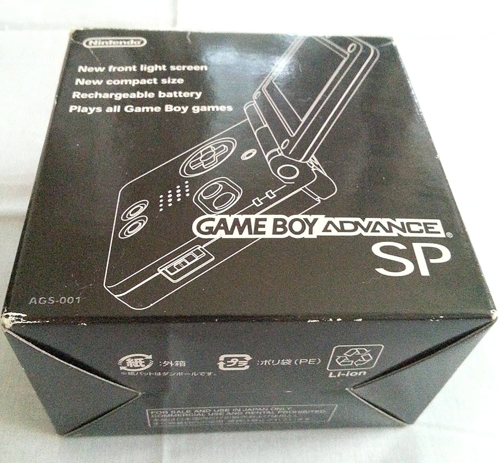 Amazon.co.jp: ゲームボーイアドバンスSP オニキスブラック【メーカー