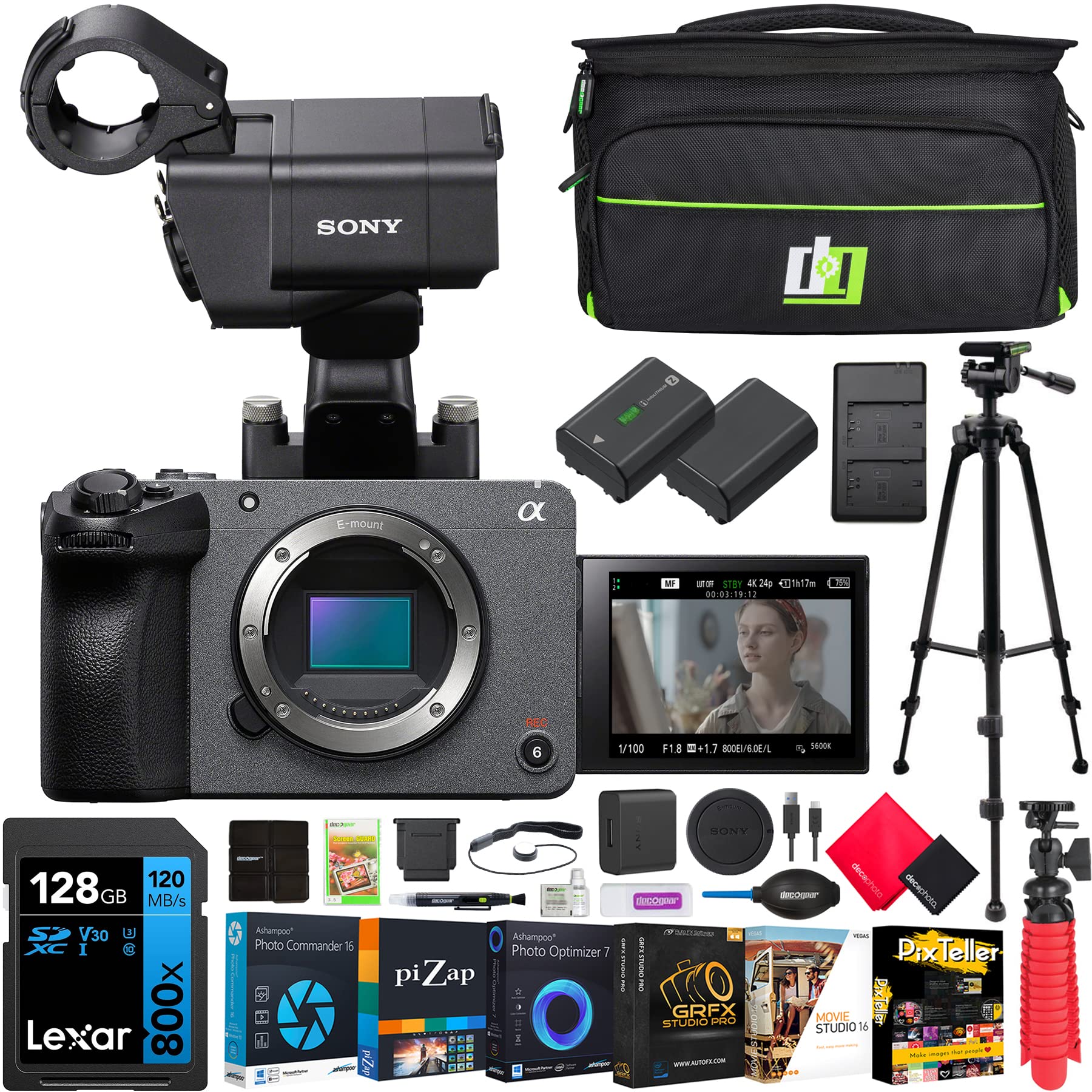 Amazon.com : Sony Cinema Line FX30 Super 35 Interchangeable Lens