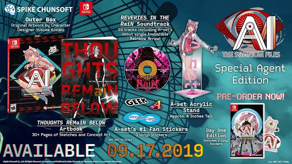 Amazon.com: AI: The Somnium Files Limited Edition - Nintendo