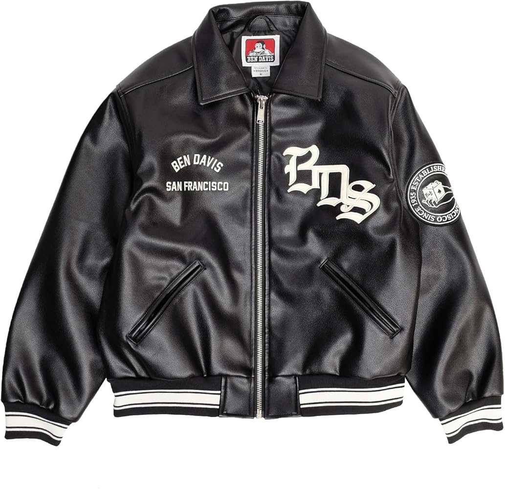 Amazon | BEN DAVIS ジャケット ベンデイビス 2023 フェイクレザー