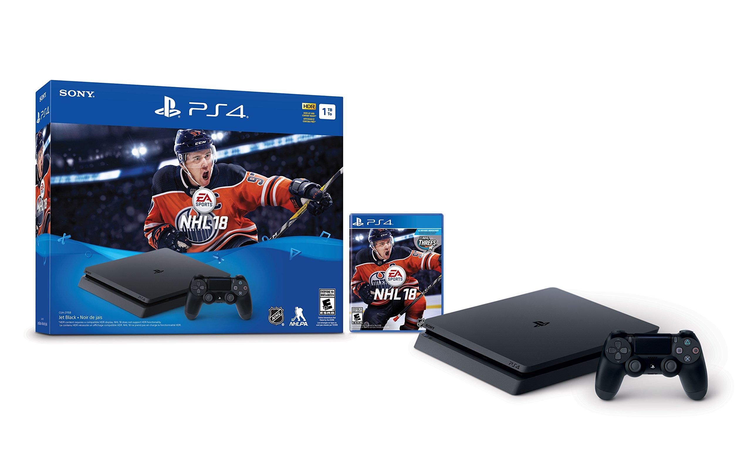Amazon.com: PlayStation 4 1TB Slim - NHL 18 Bundle Edition : Video