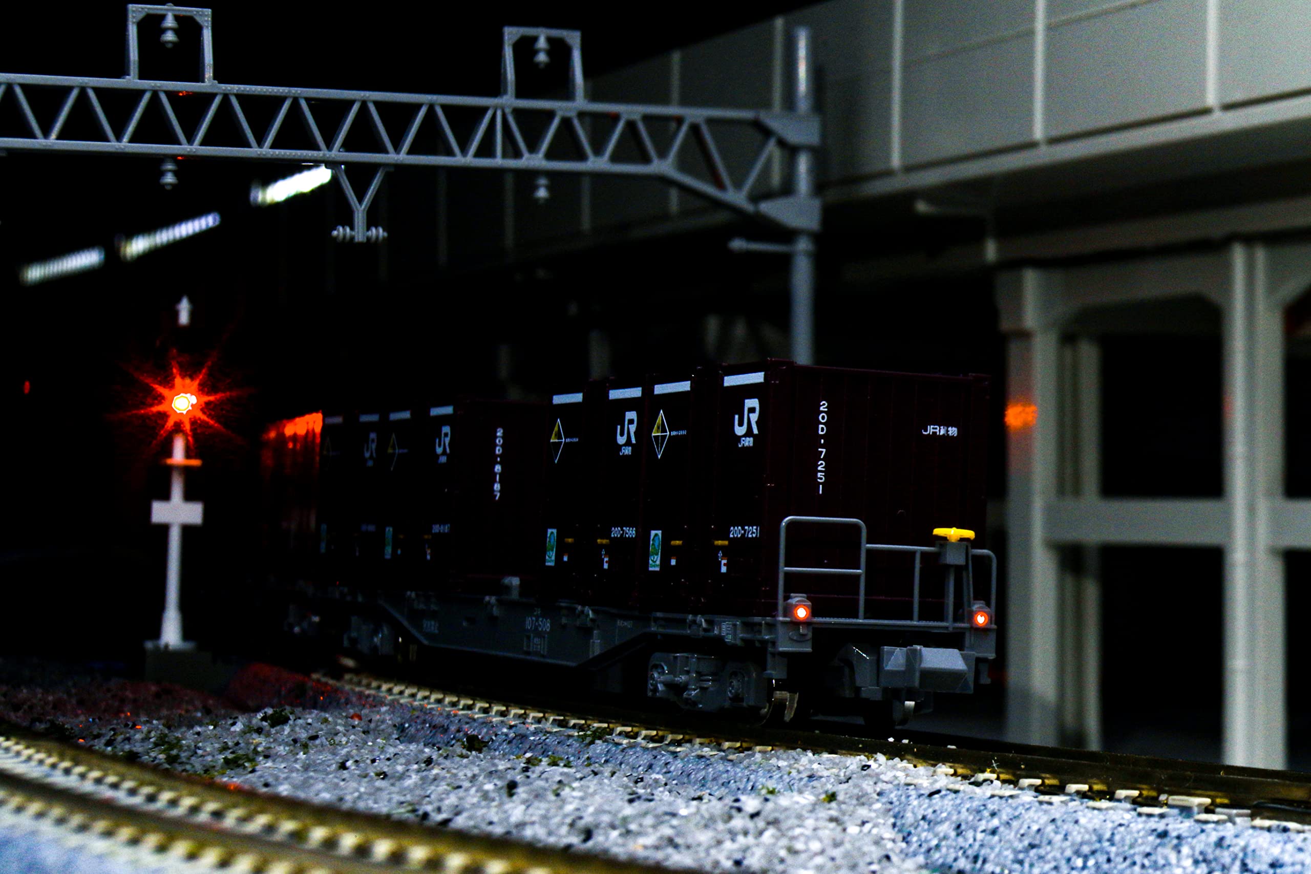 Amazon | KATO Nゲージ コキ106＋107 JRFマークなし コンテナ無積載 10