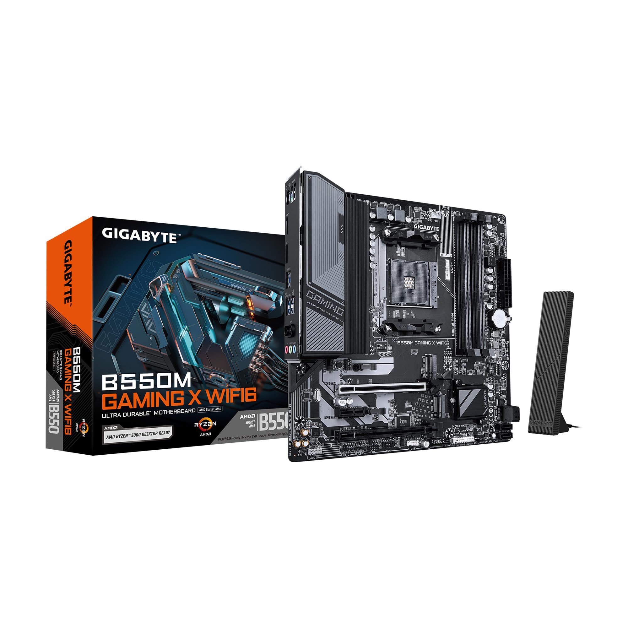 Amazon.com: GIGABYTE B550M Gaming X WIFI6 AMD AM4 mATX Motherboard