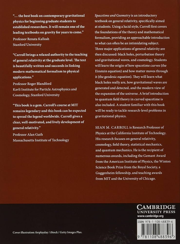 Amazon | Spacetime and Geometry: An Introduction to General