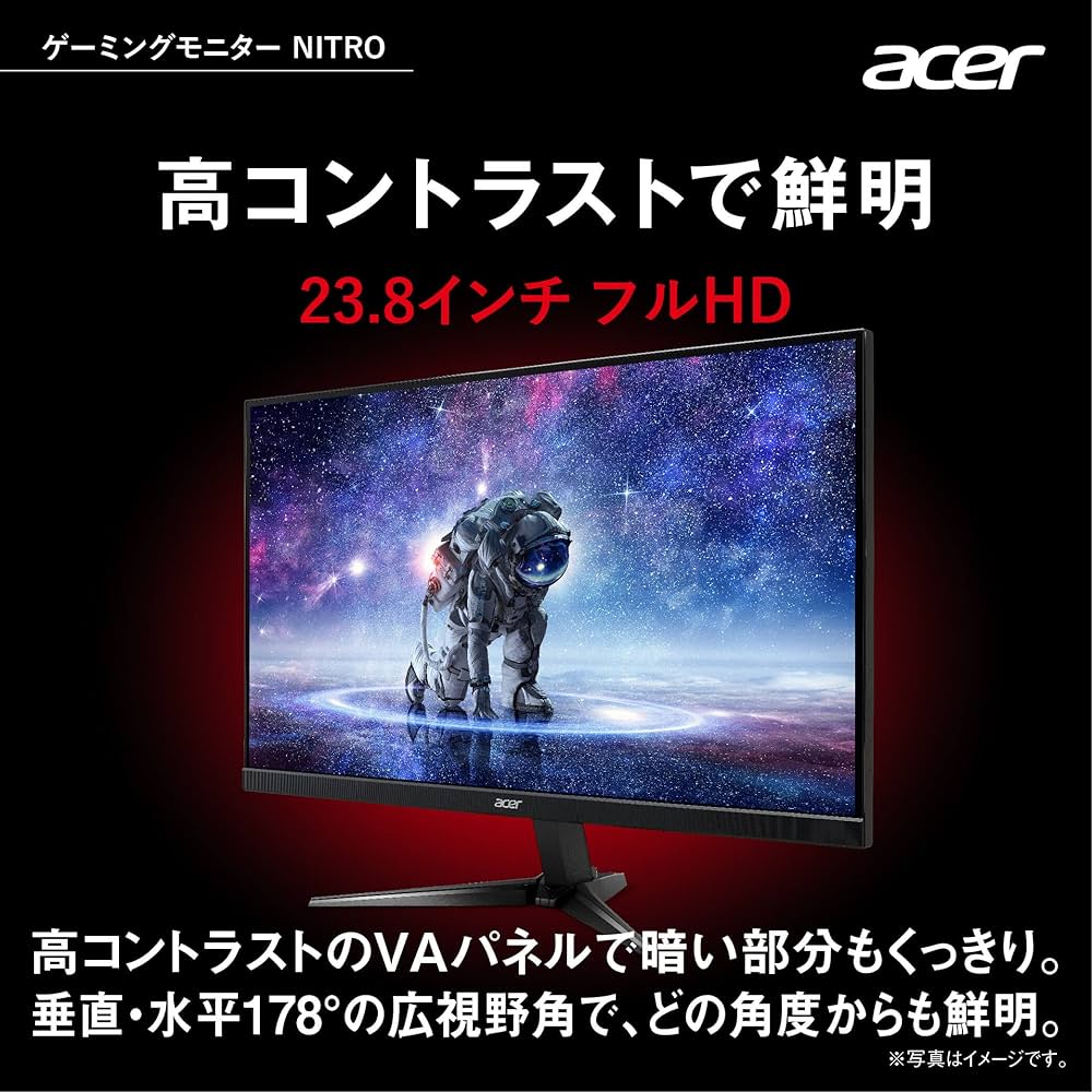 Amazon.co.jp: Acer ゲーミングモニター Nitro QG241YPbmiipx 23.8
