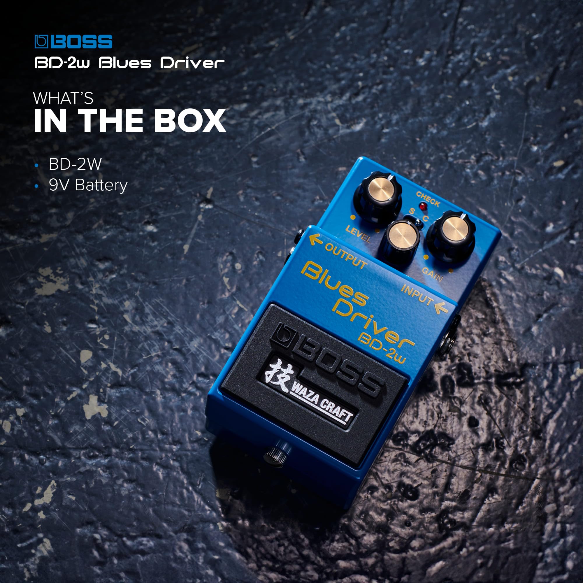 BOSS BD-2W Blues Driver | Premium Waza Craft Guitar Effect Pedal