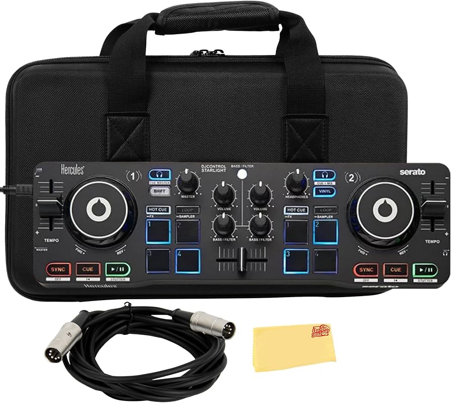 Amazon.com: Hercules DJControl Starlight Ultra Portable Compact DJ