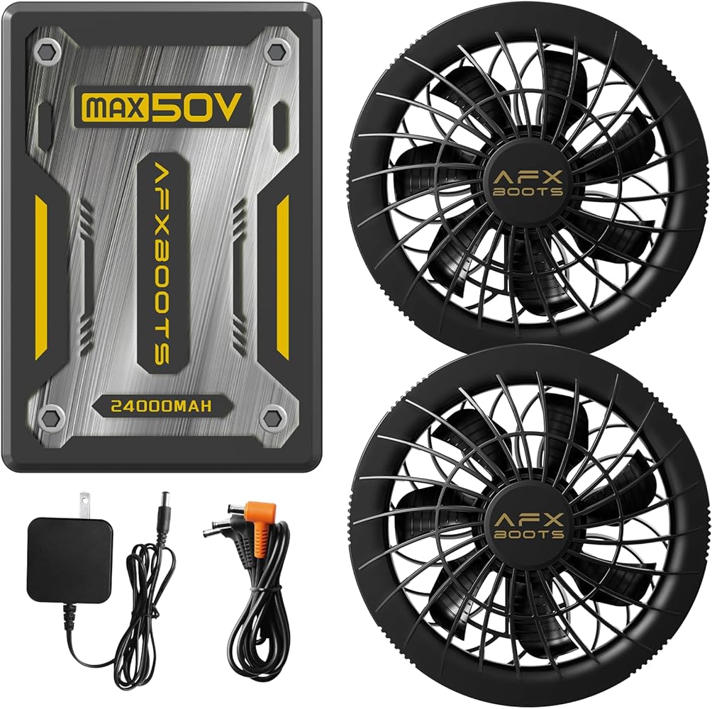 Amazon.co.jp: [LABEWVI] [超高出力] ファンバッテリーセット ファン