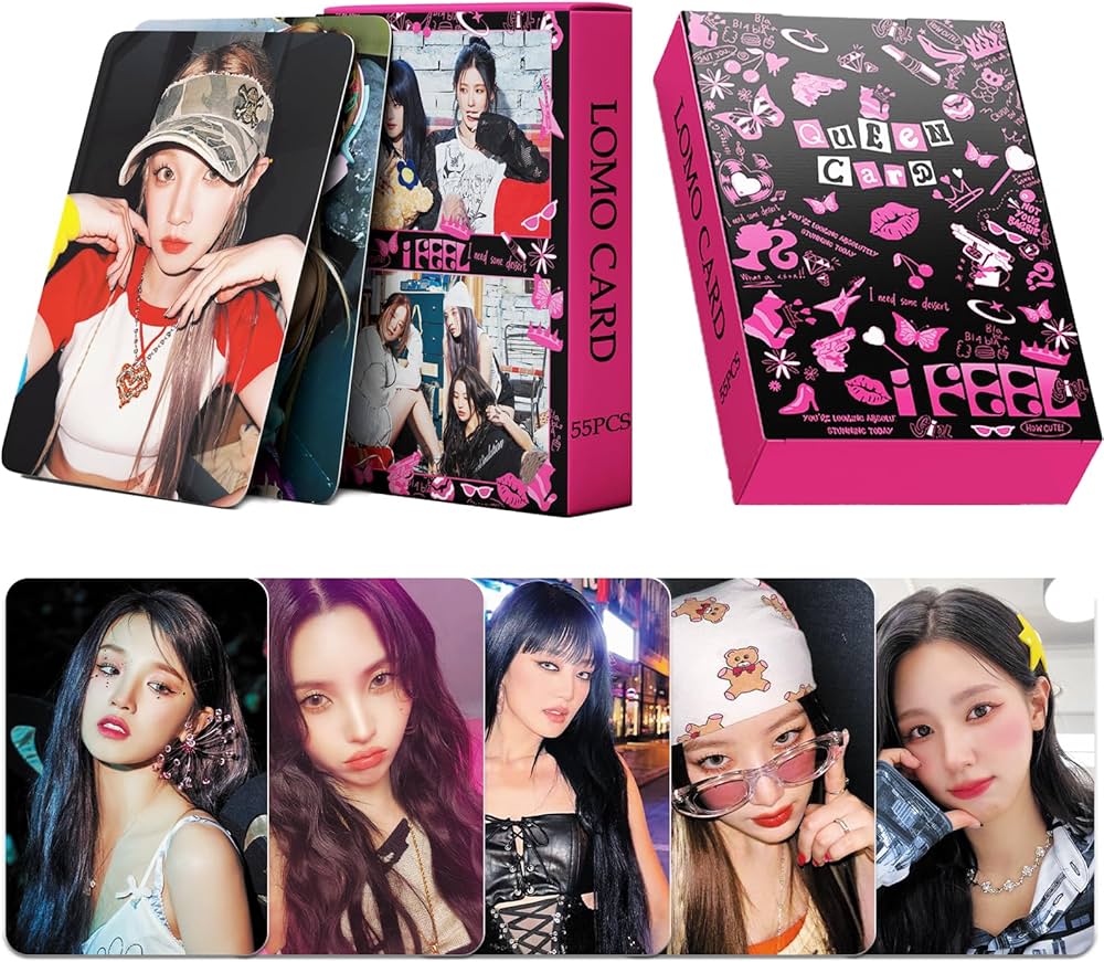 Amazon.co.jp: PYAJUU Gidle Photocard 55枚(G) I-DLE Queencard