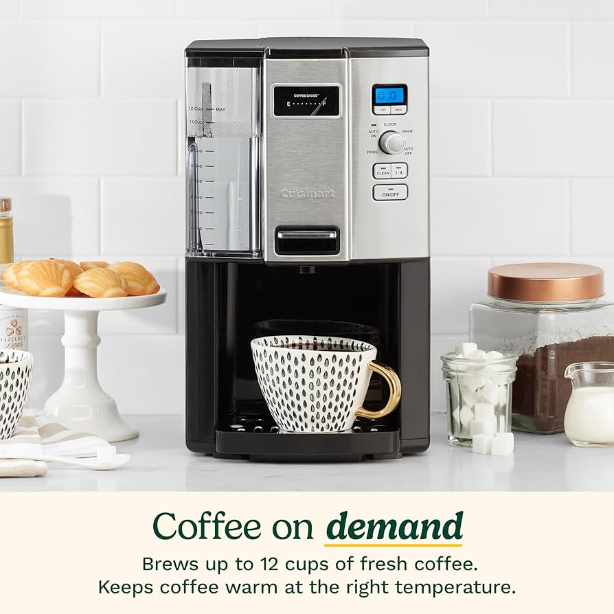 Amazon.com: Cuisinart Coffee Maker, 12 Cup Programmable Drip, DCC