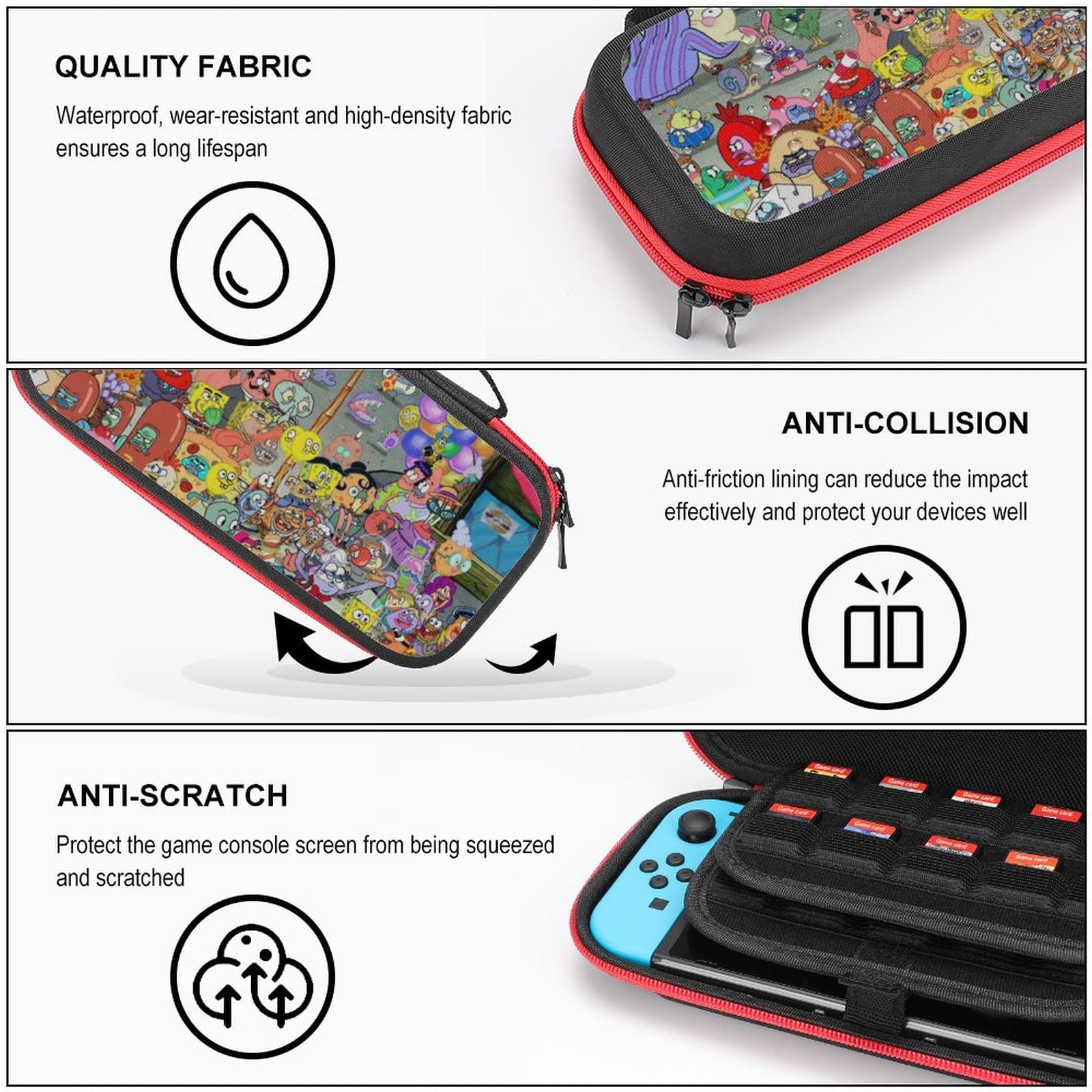 Amazon.co.jp: Switch ケース スポンジボブ Switch OLEDケース 有機EL