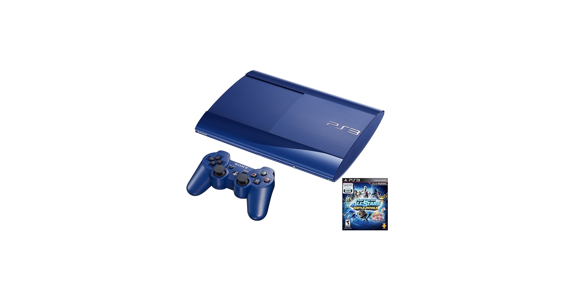 Amazon.com: PS3 Azurite 250GB System with PlayStation All-Stars