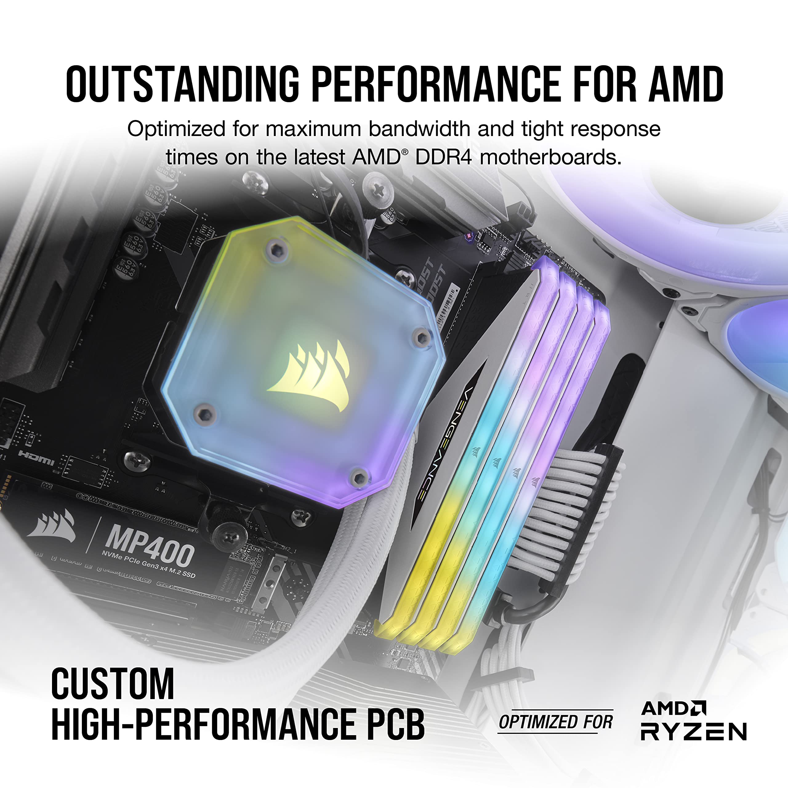 Amazon | CORSAIR DDR4-32GB 3200MHz CL16 デスクトップPC用メモリ