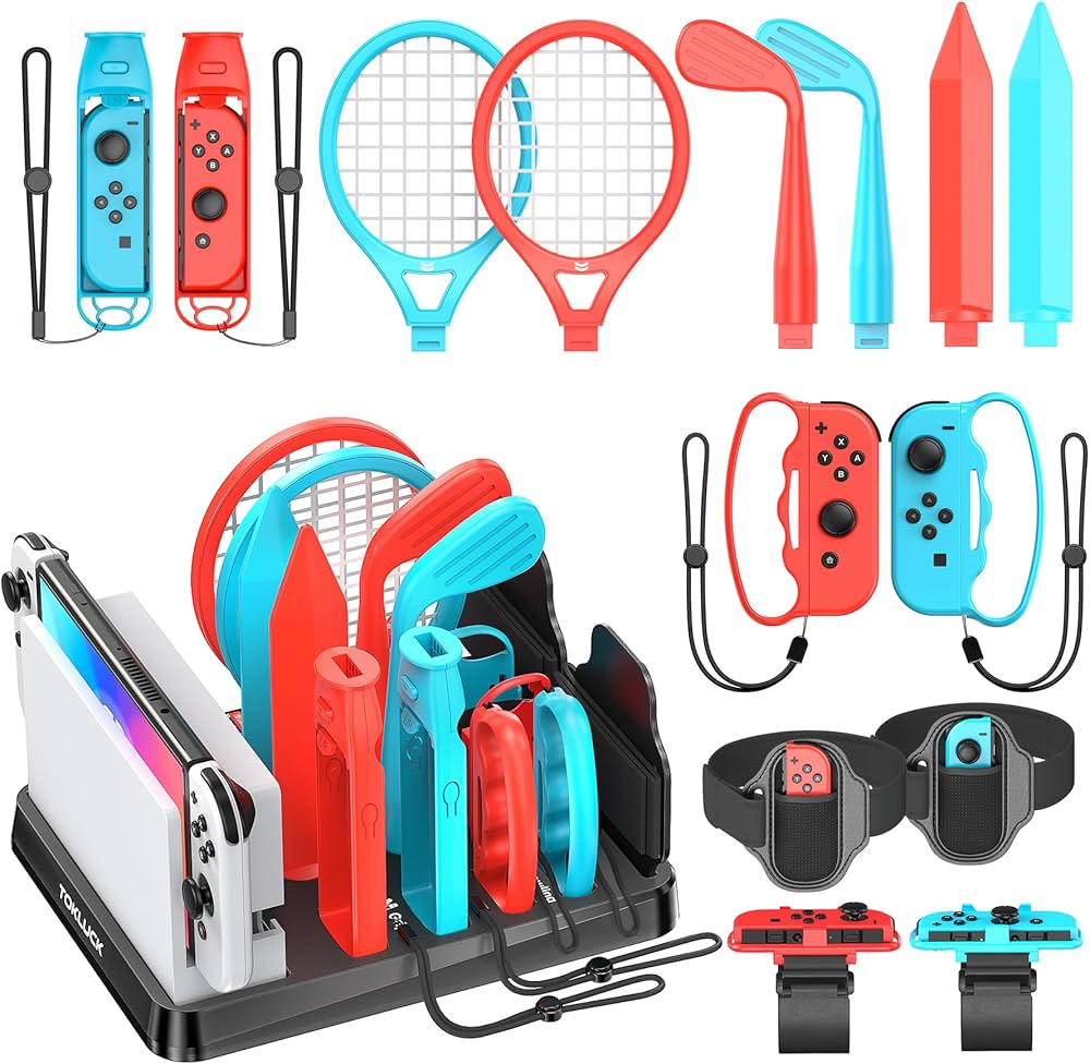 Amazon.com: Switch Sports Accessories Kit with Storage Station