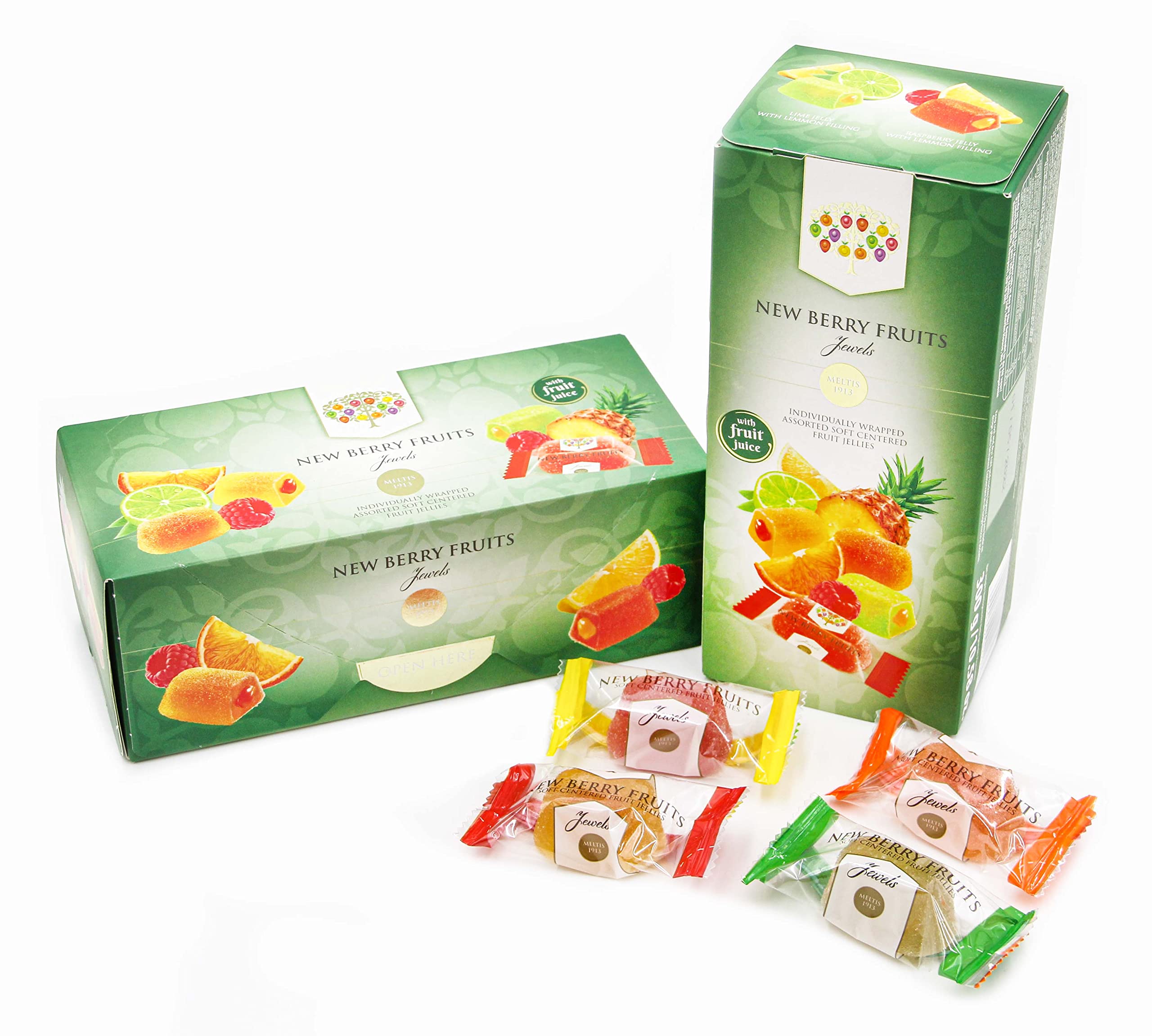 HiCollections Pack of 2 New Berry Fruits Jewels 2 x 300g, Orange