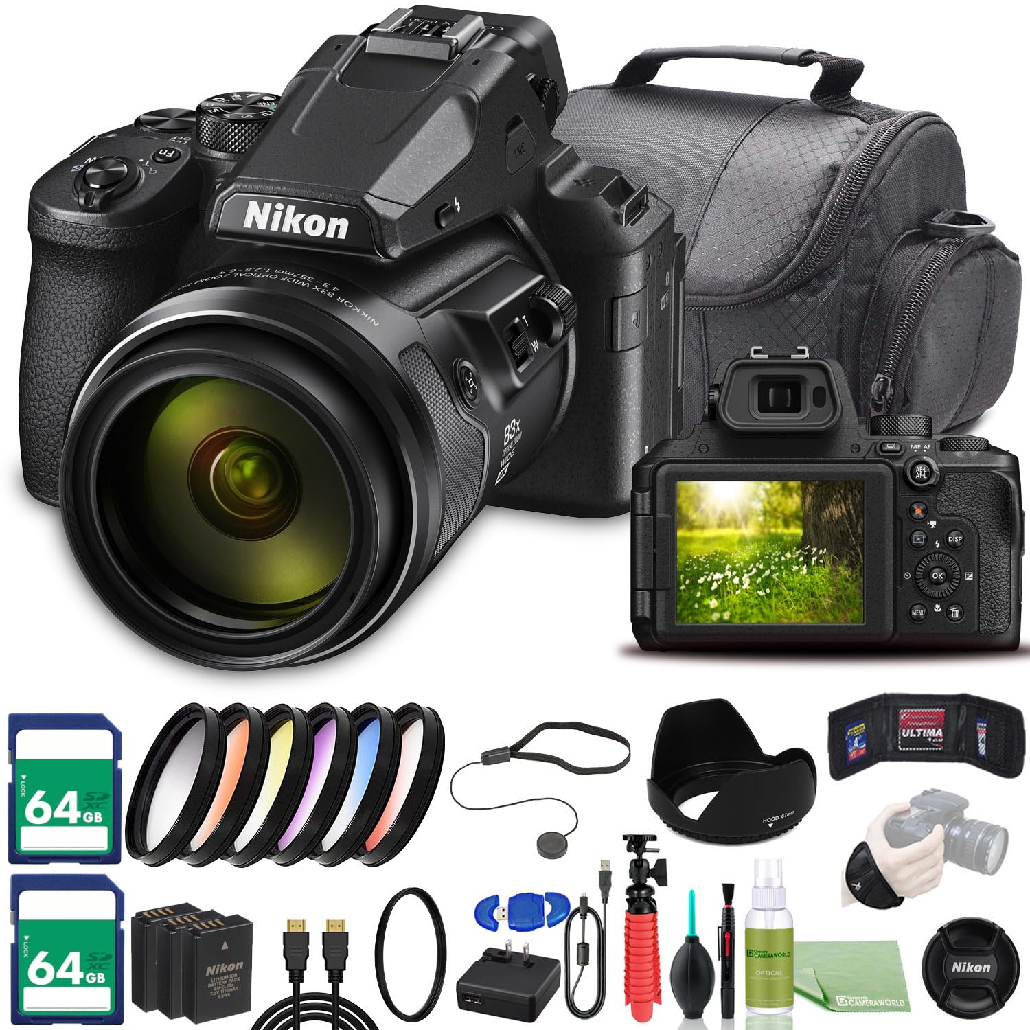 Amazon Canada: Nikon COOLPIX P950 Digital Camera - Bundle - (26532