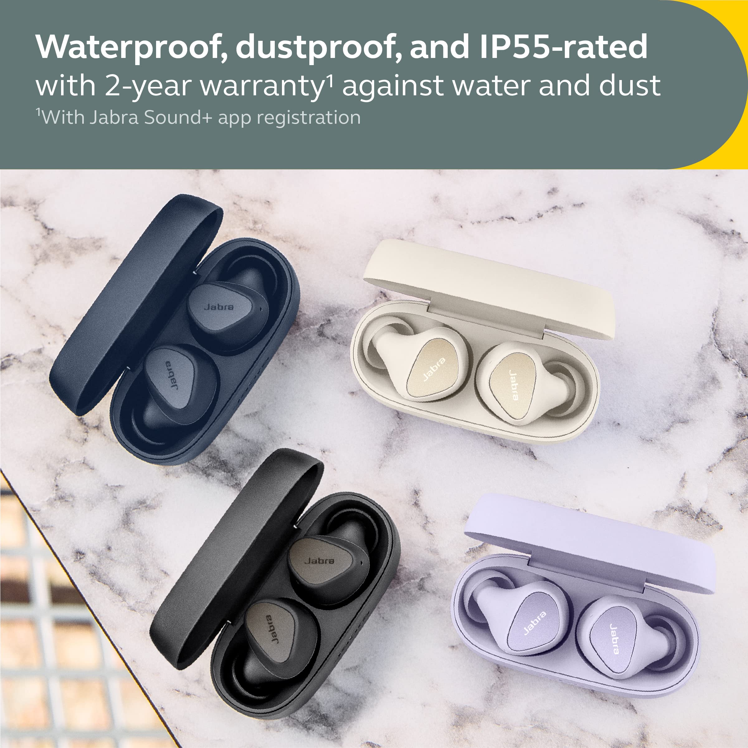 Amazon.com: Jabra Elite 4 True Wireless Earbuds - Active Noise