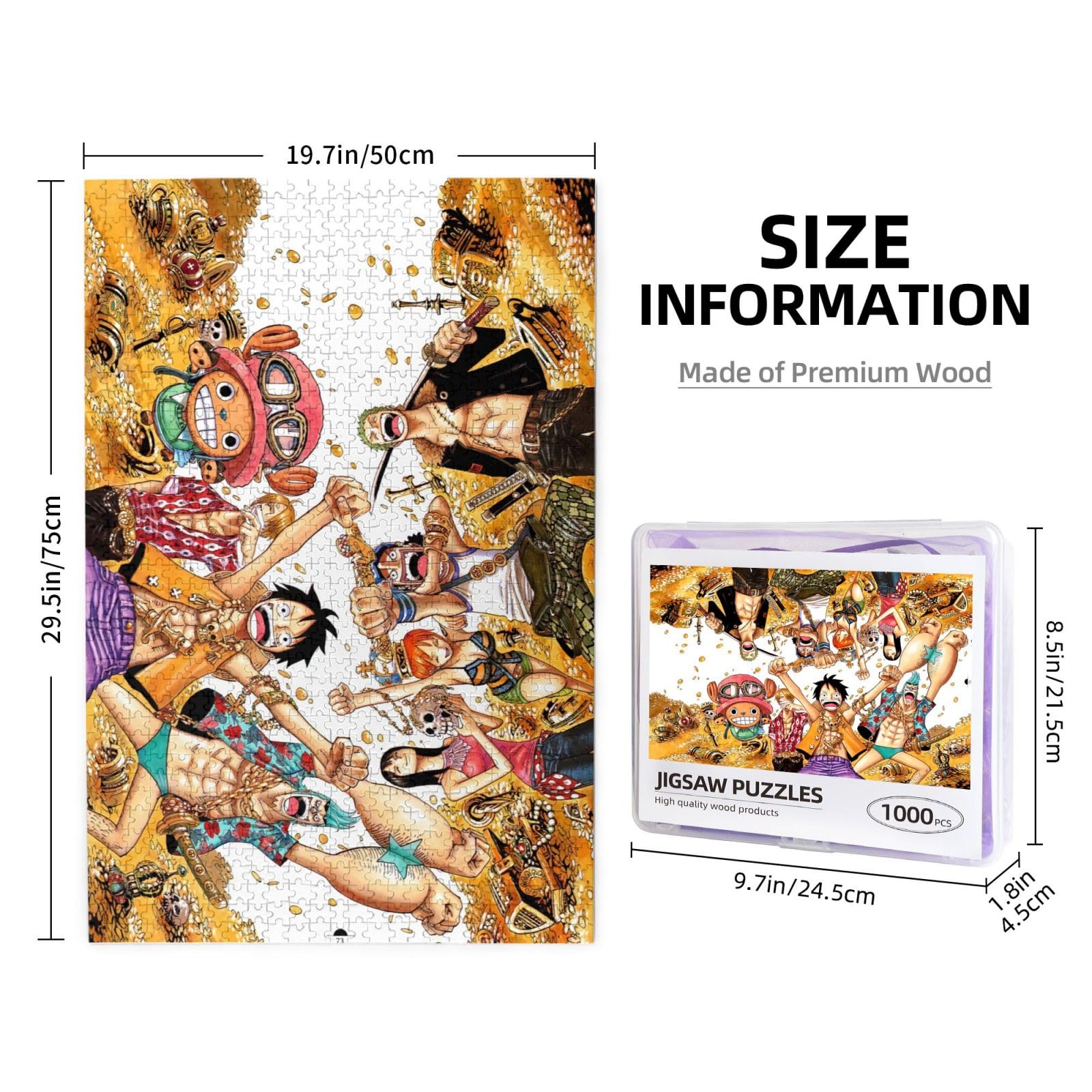 Amazon.co.jp: パズル ワンピース5 アニメ ジグソーパズル 1000ピース