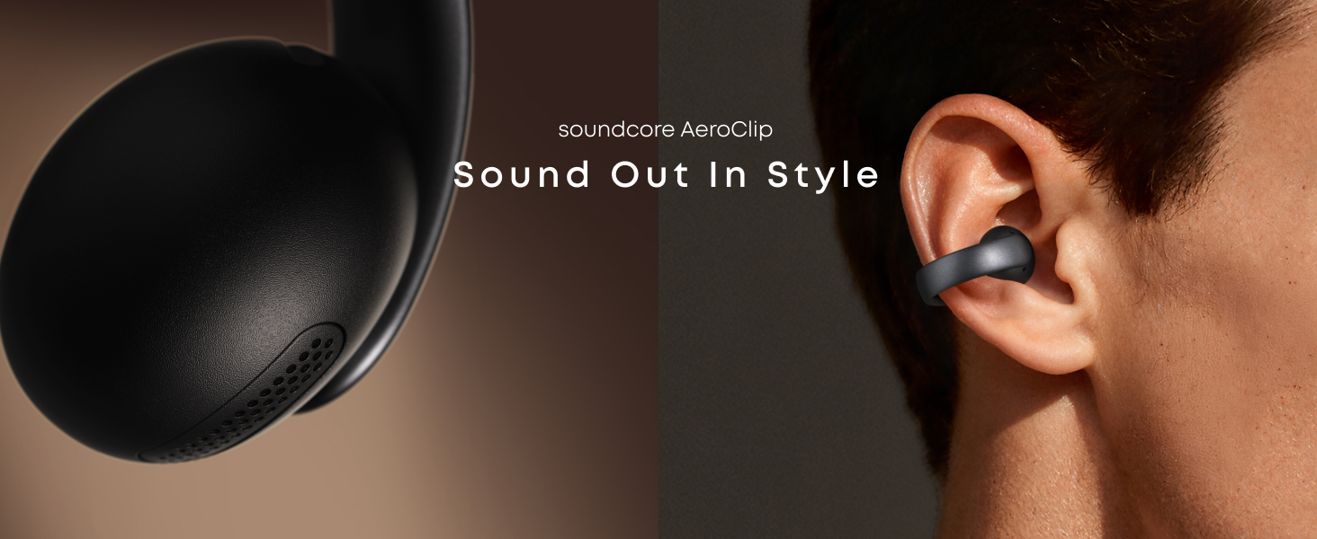 Amazon.com: Soundcore AeroClip by Anker, Open-Ear Earbuds, Clip-On