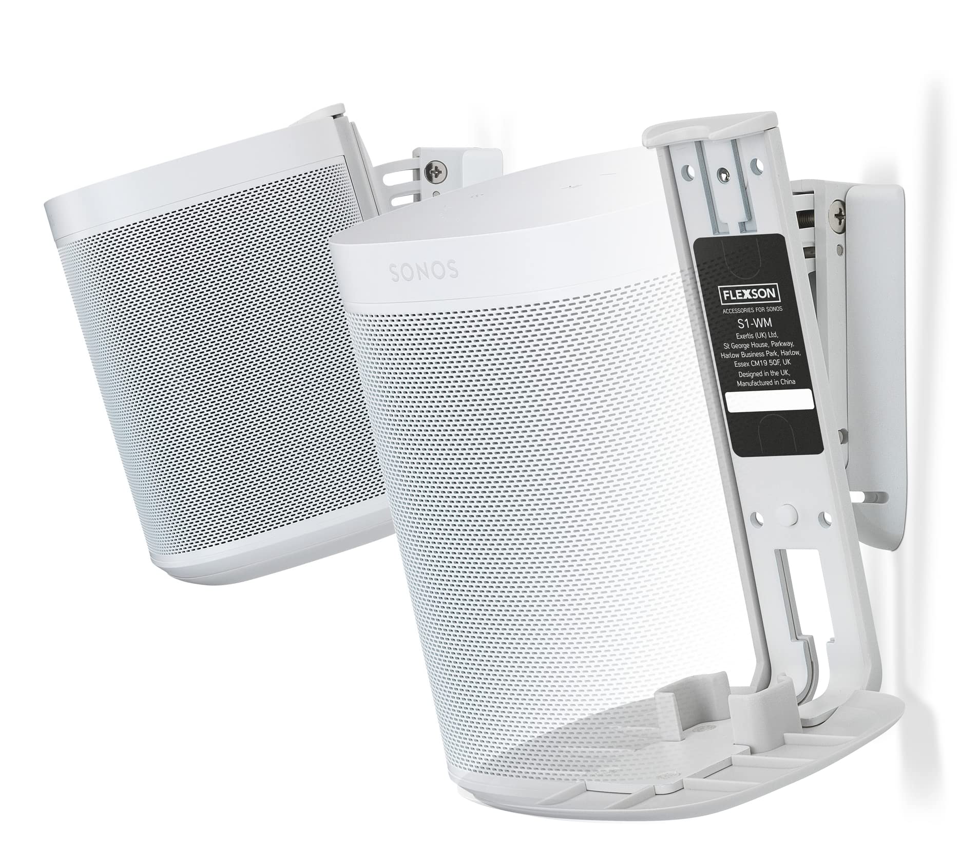 Amazon.com : Flexson Wall Mount for SONOS One (Pair, White