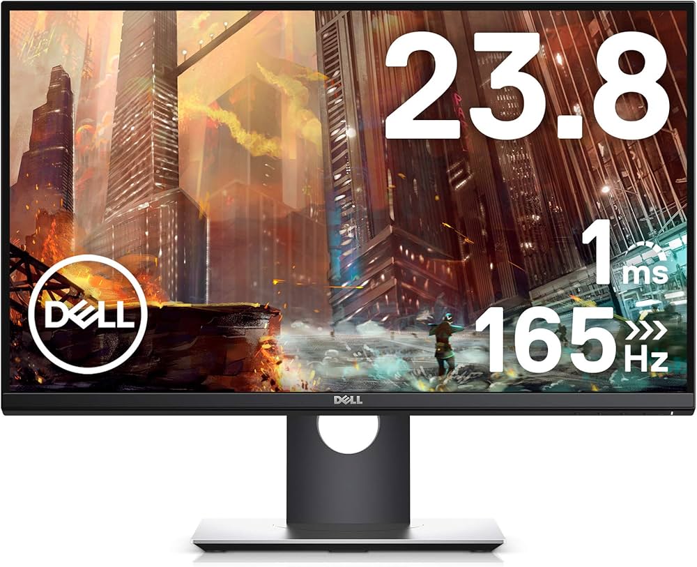 Amazon.co.jp: Dell ゲーミングモニター 23.8インチ 1ms/165Hz/スリム
