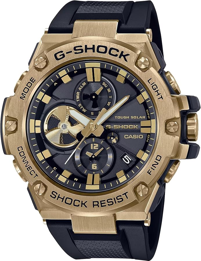 Amazon.com: G-Shock Casio Stay Gold Series G-Steel Connected Solar