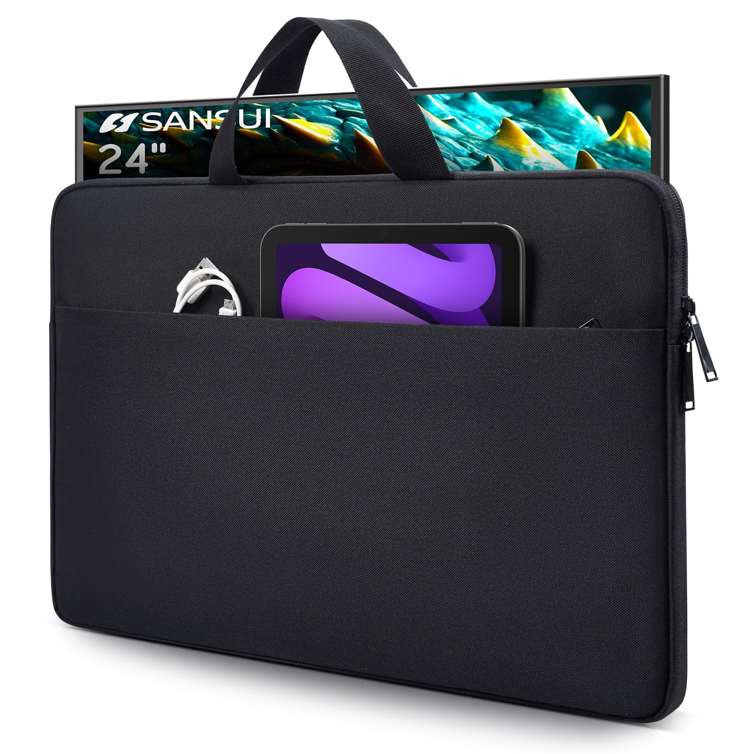 Amazon.com: 24 Inch Portable Monitor Case, Protective Carrying