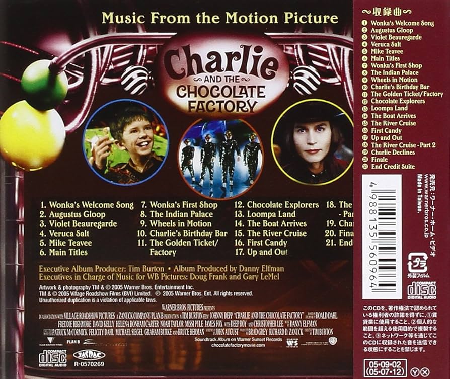 Amazon.co.jp: チャーリーとチョコレート工場 オリジナル・サウンド
