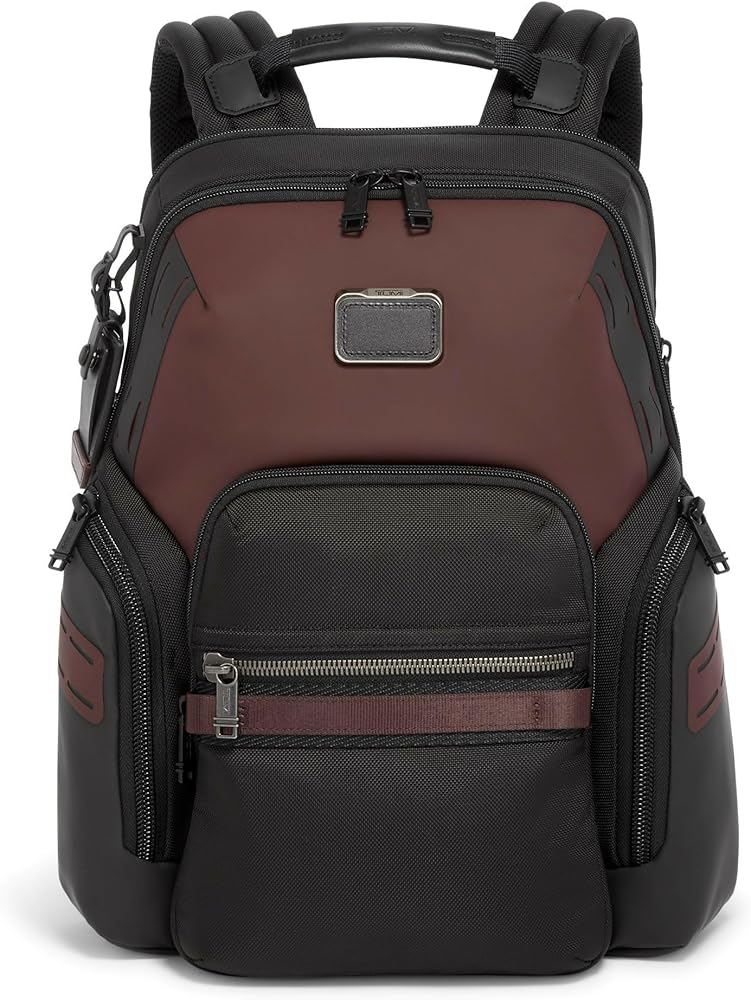Amazon.com | Tumi Mens Navigation Backpack Oxblood One Size