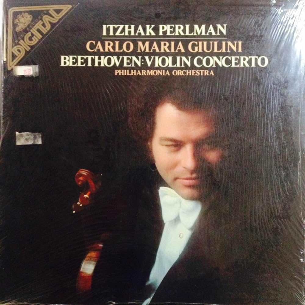 BEETHOVEN: VIOLIN CONCERTO IN D, OP. 61 - vinyl lp.: PERLMAN