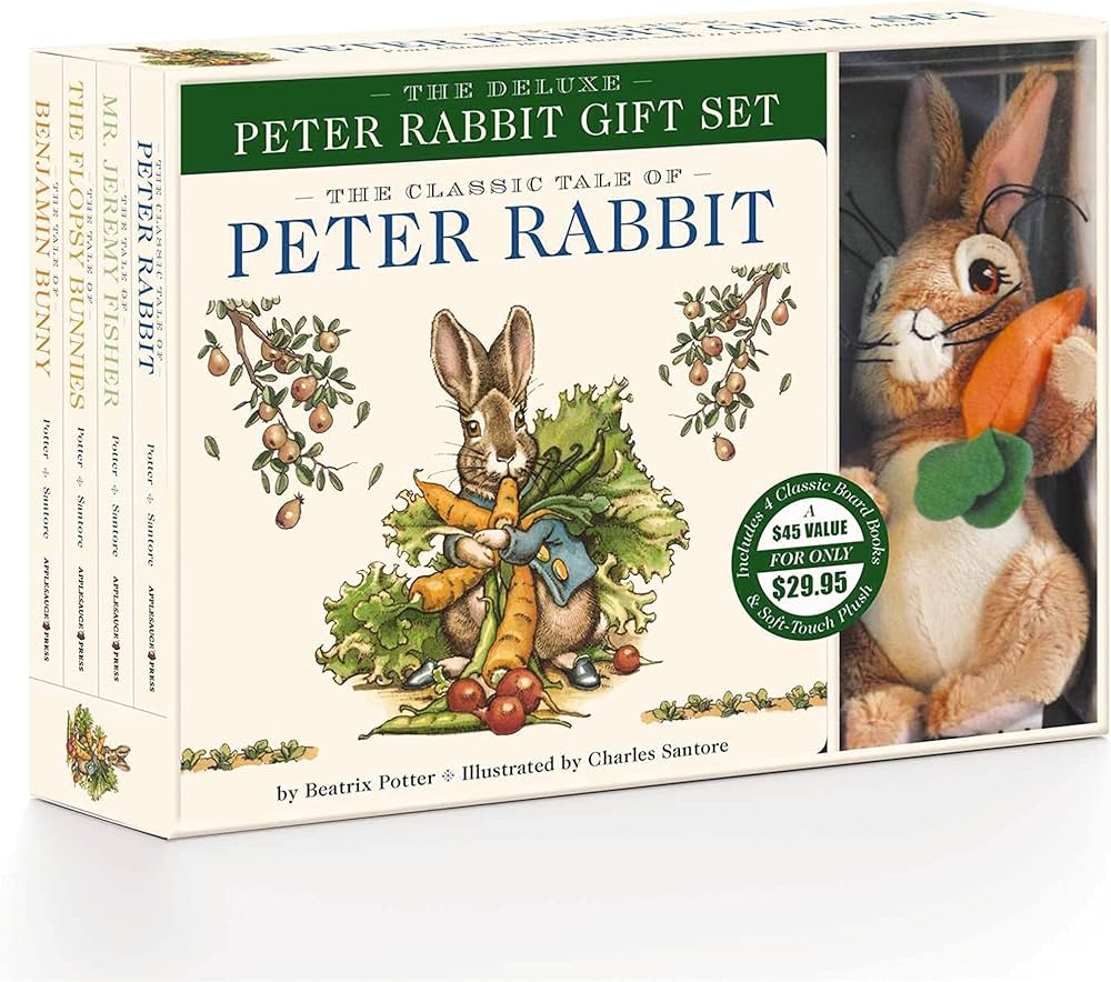 The Peter Rabbit Deluxe Plush Gift Set: The Classic Edition Board