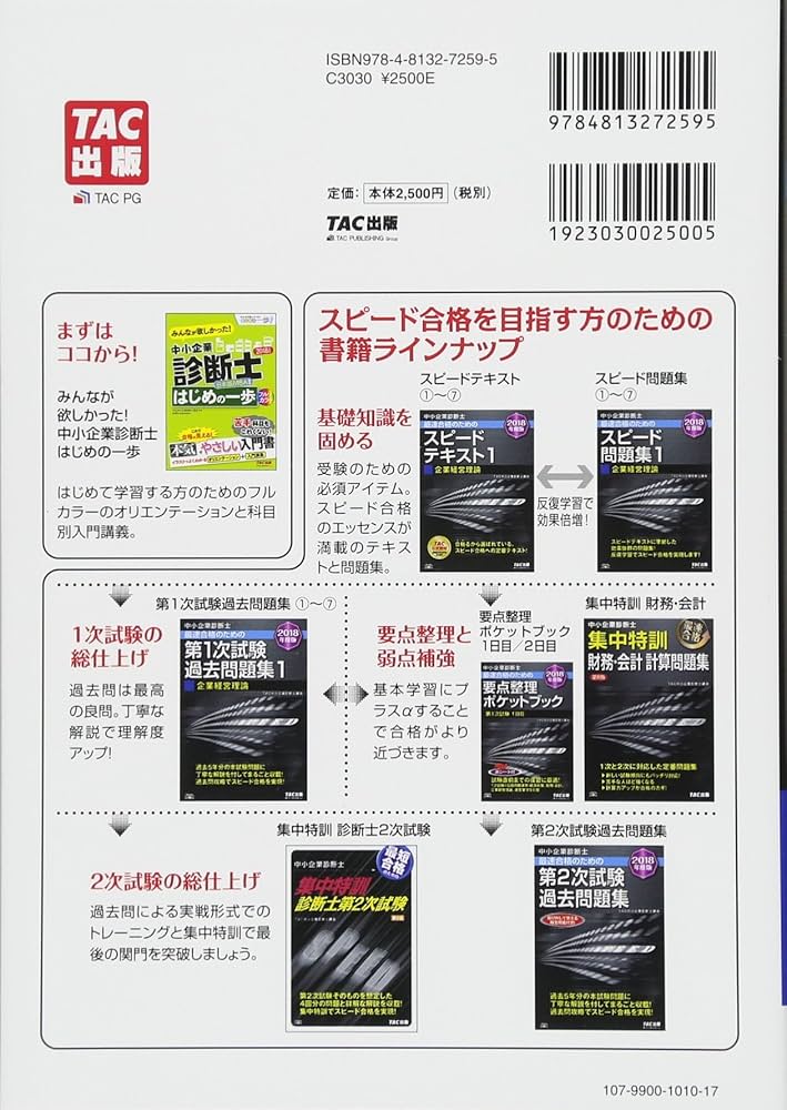 中小企業診断士 最速合格のための スピードテキスト (1) 企業経営理論