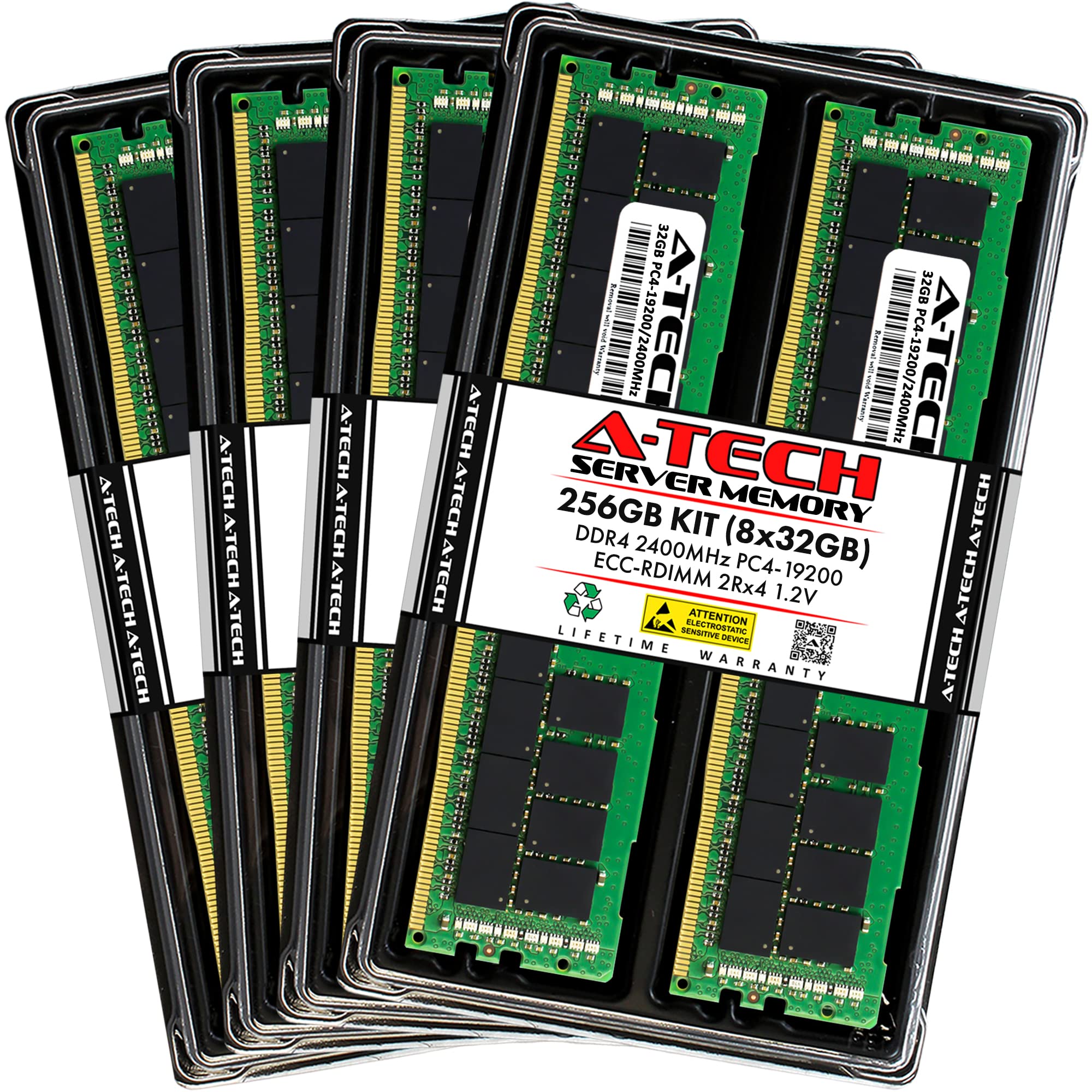 A-Tech 256GB Kit (8x32GB) RAM for HP Z440, Z640, Z840 | DDR4