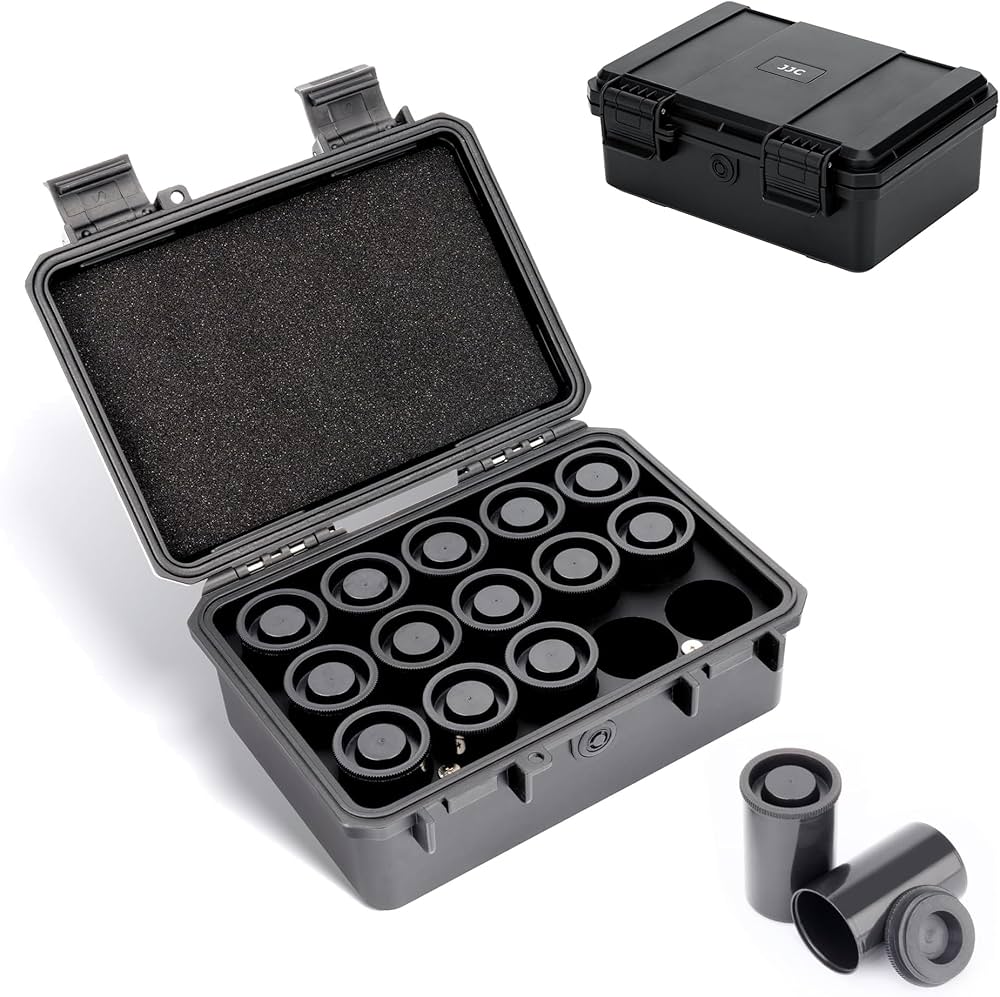 Amazon | JJC 135 フィルムケース 35mmフィルム 15ロール 35mmフィルム