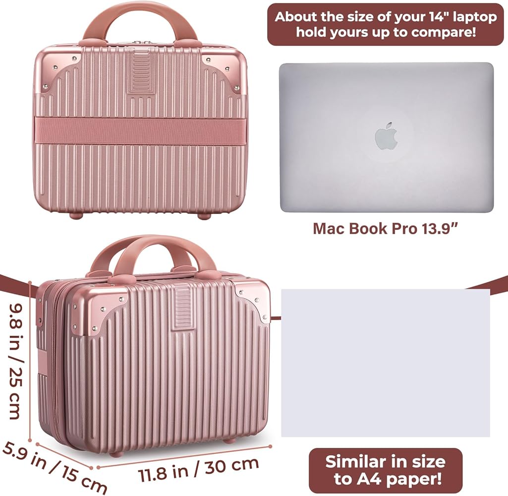 Amazon.com: Noverlife 14 Inch Portable Makeup Travel Case Hand