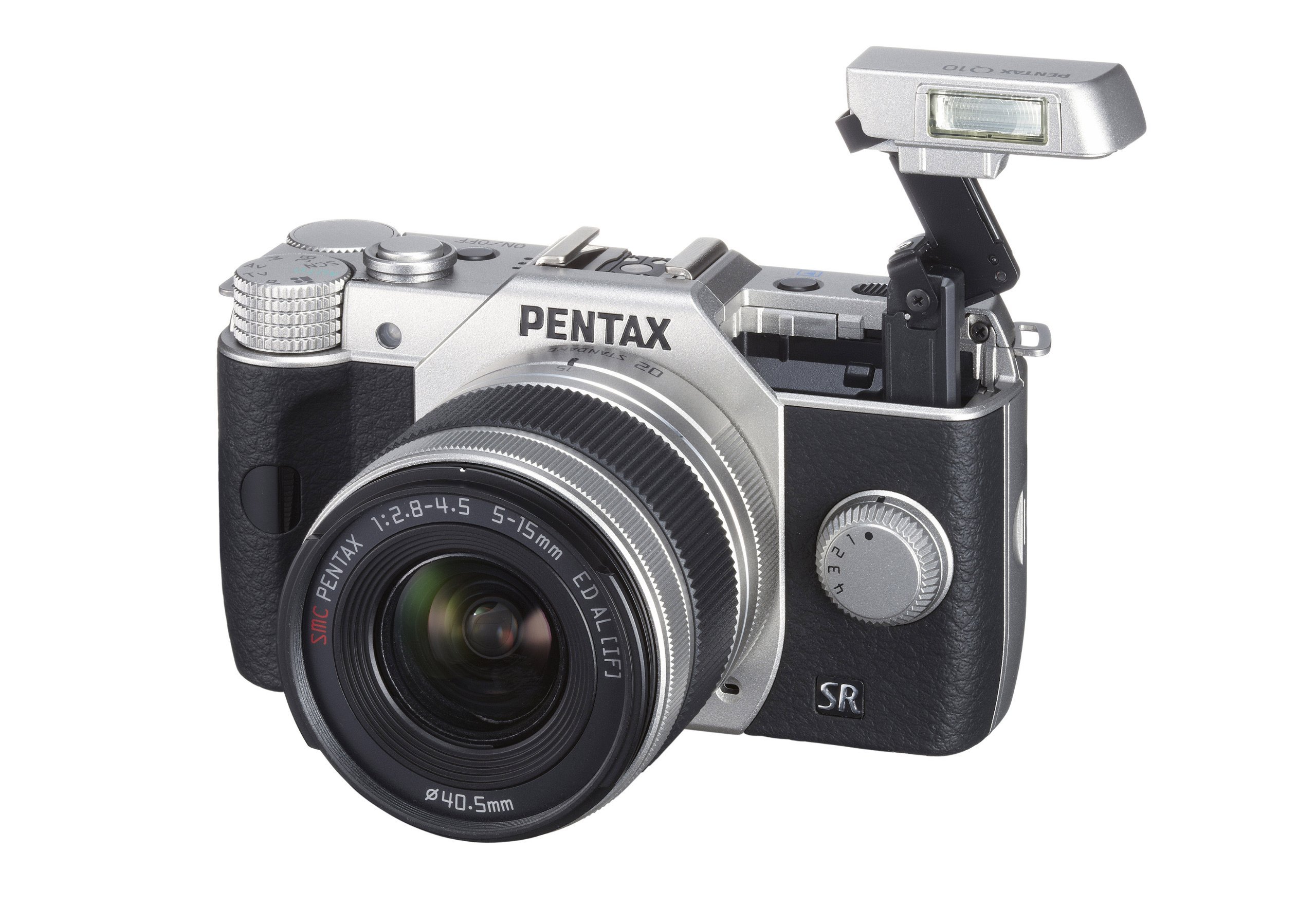 Amazon.com : Pentax Q10 12.4MP with 02 zoom lens kit (Silver