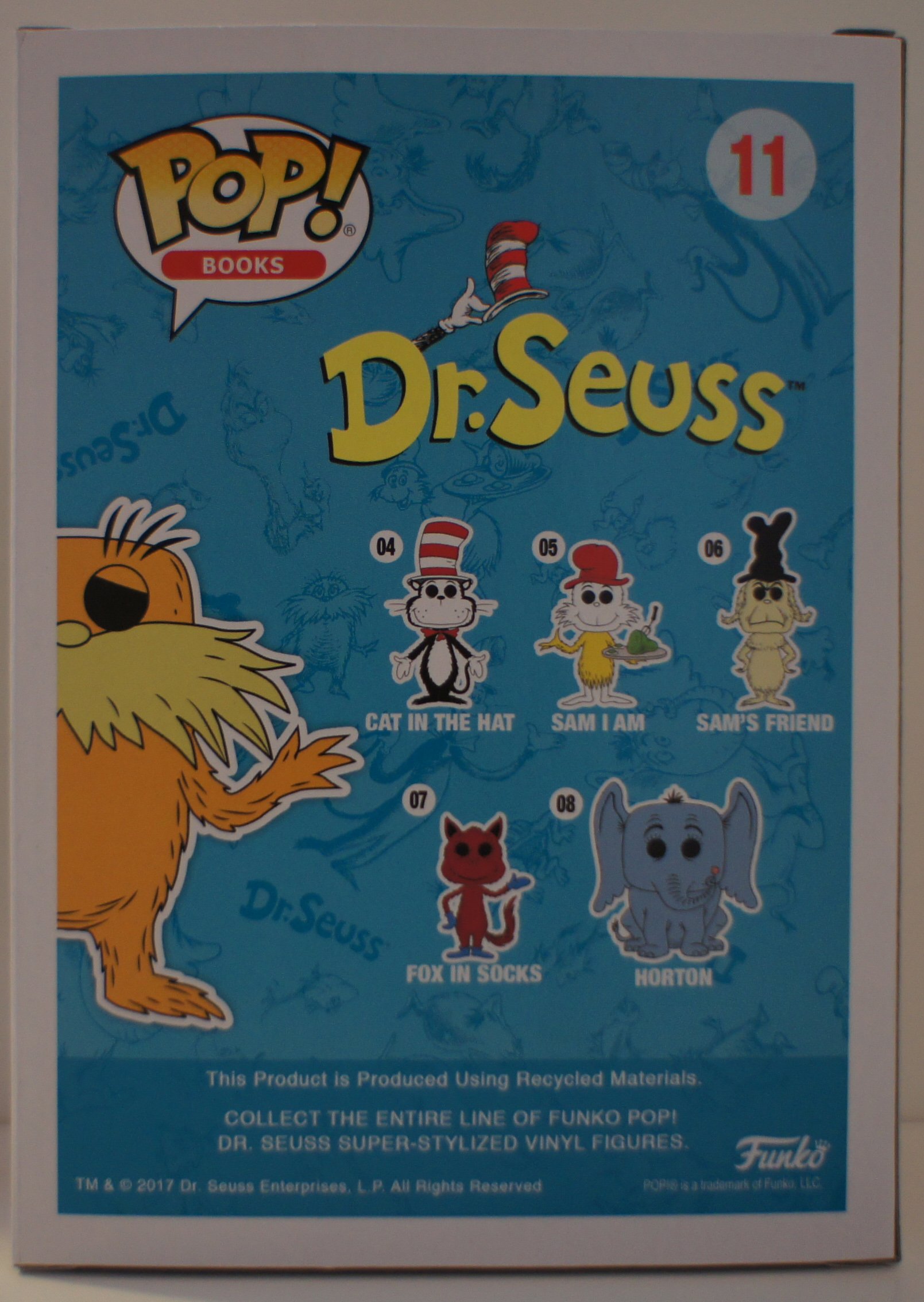 Amazon.com: Funko Pop Books: Dr. Seuss Lorax (Flocked) Collectible