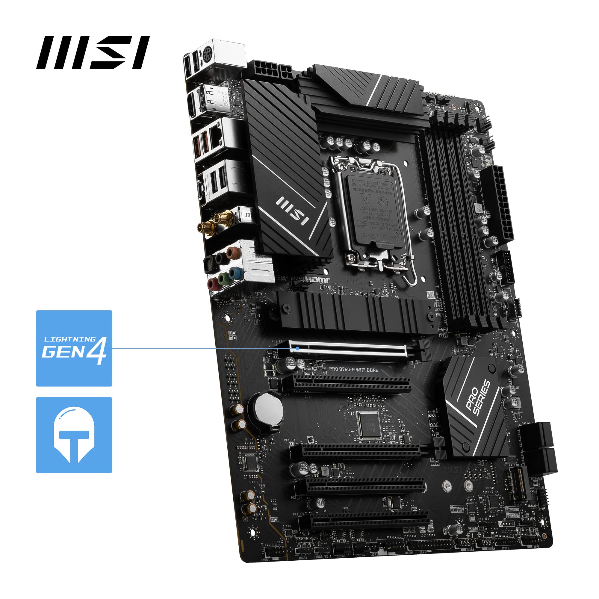 Amazon.com: MSI PRO B760-P WiFi DDR4 ATX Motherboard, 4X DDR4