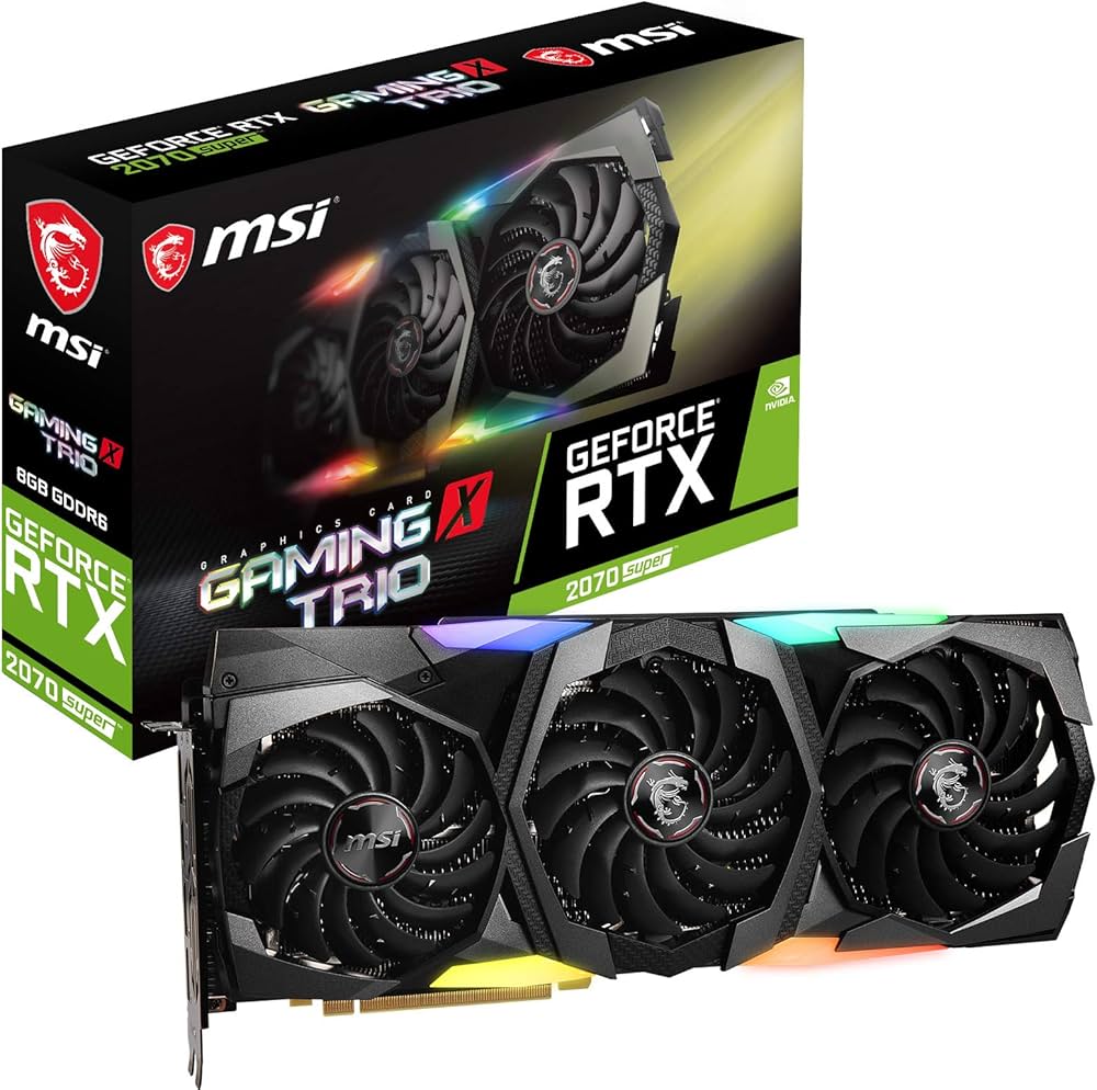 Amazon.co.jp: MSI GeForce RTX 2070 SUPER Gaming X TRIO Graphics