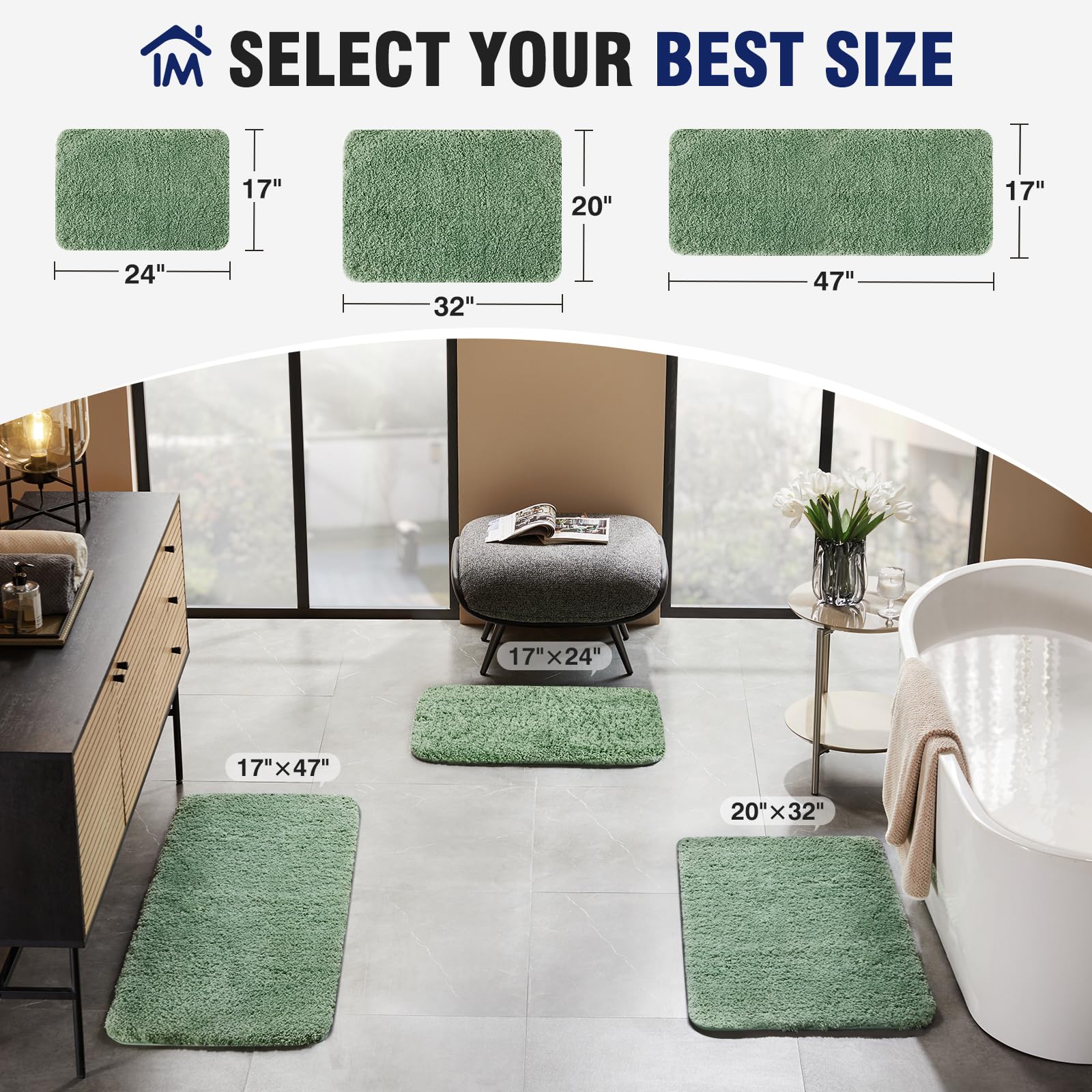 mikanueverydaybag shaggy cotton rug