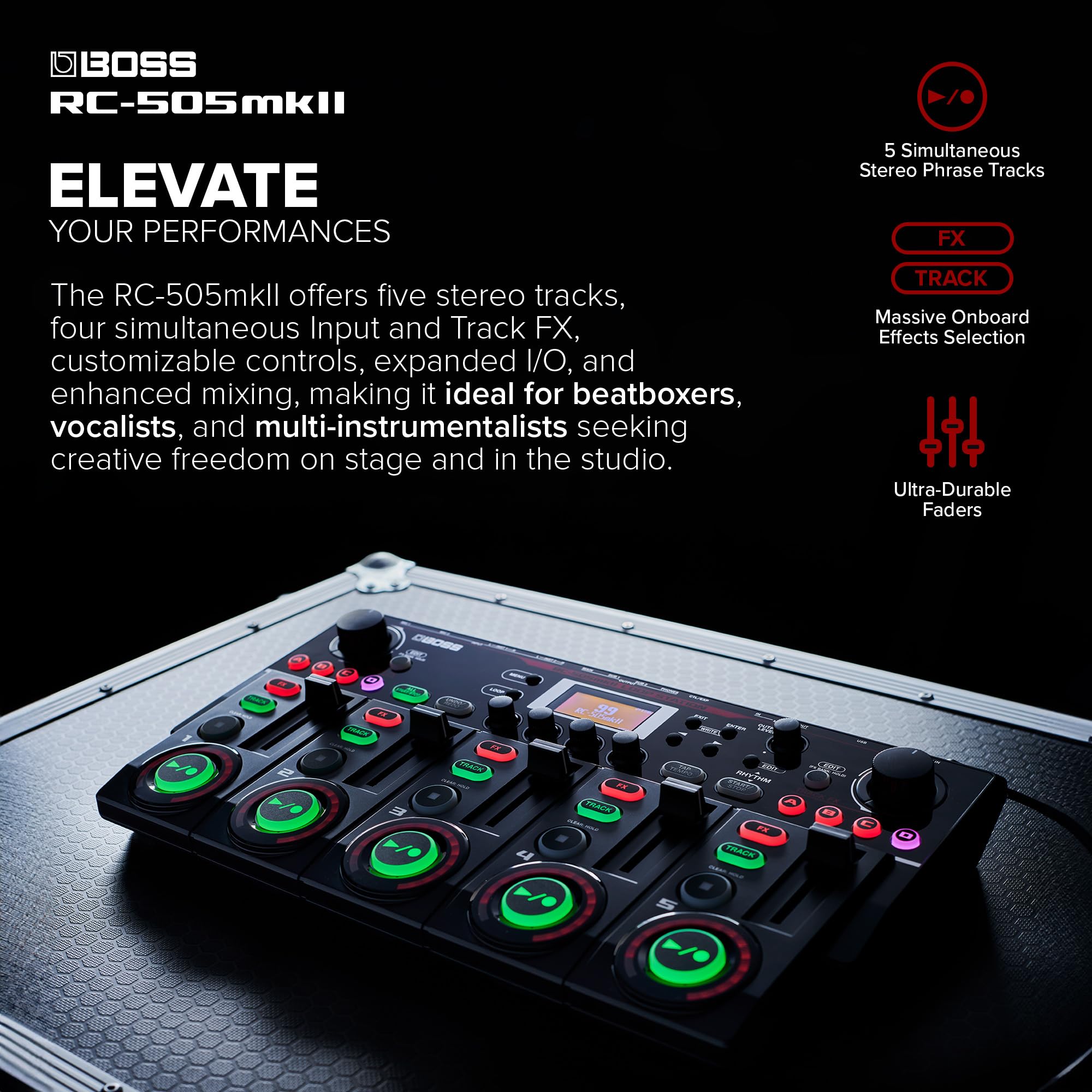 Amazon.com: Boss RC-505 Mk2 Loop Station Tabletop Looper