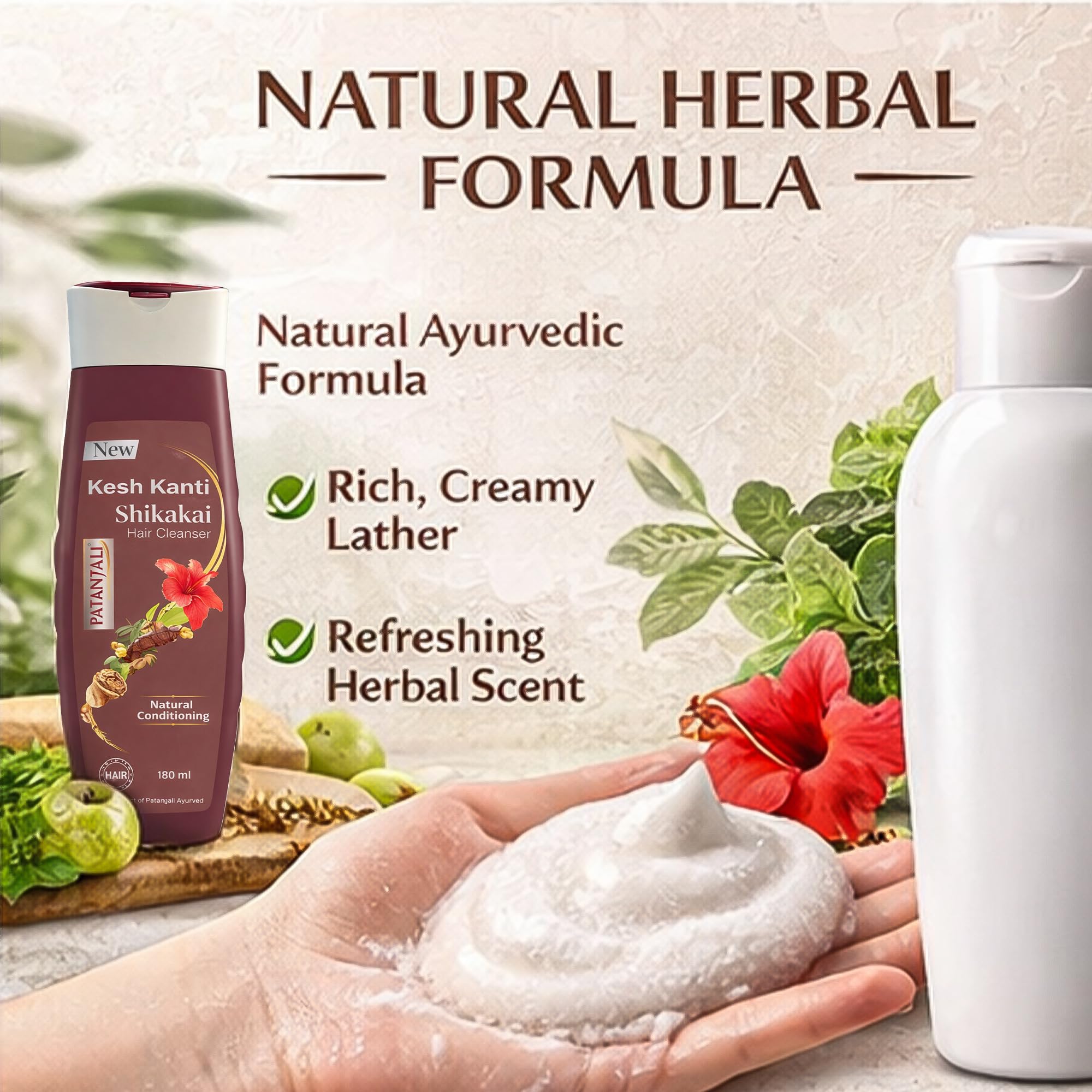 Amazon.com : patanjali kesh kanti shikakai hair cleanser 180ml